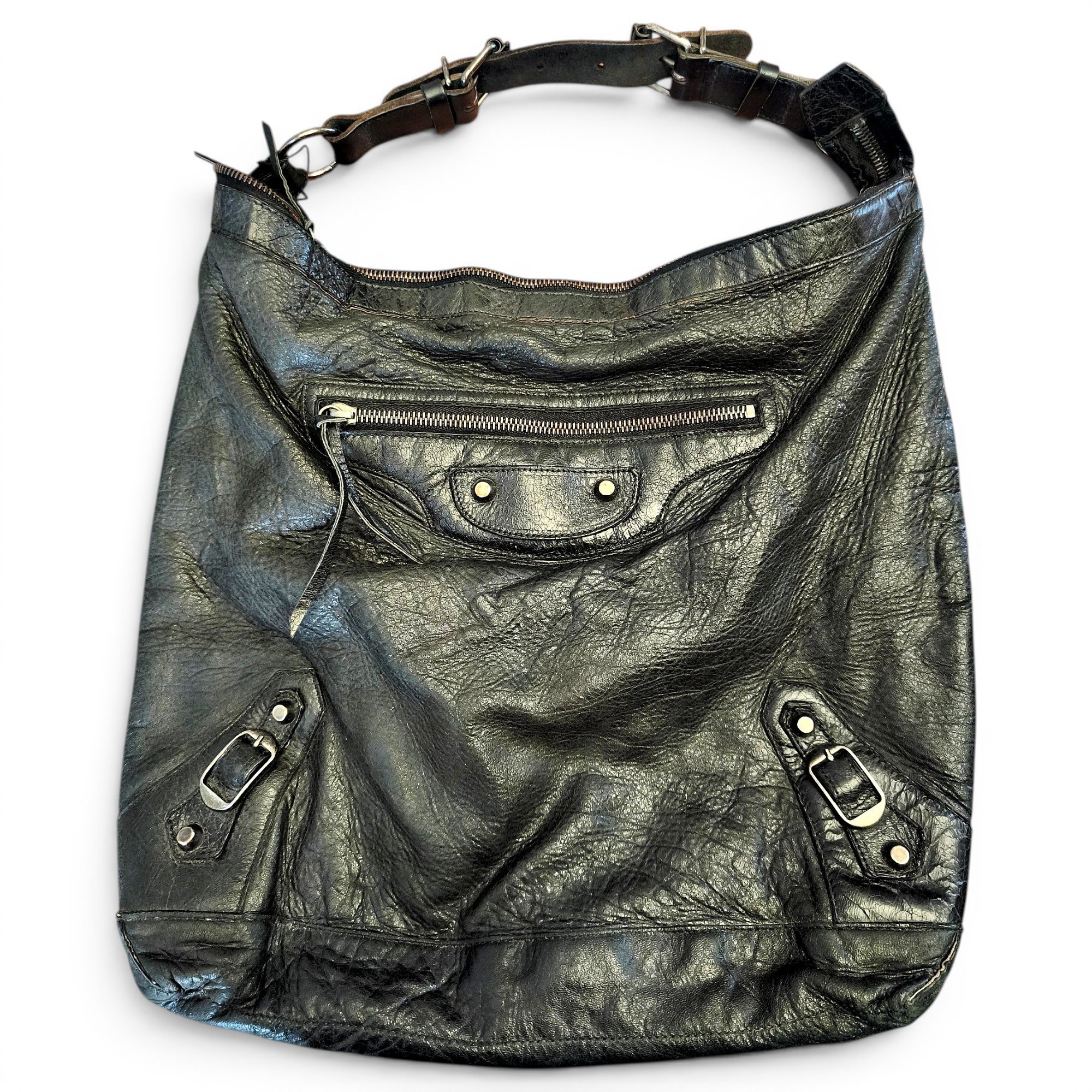 Courier XL leather handbag
