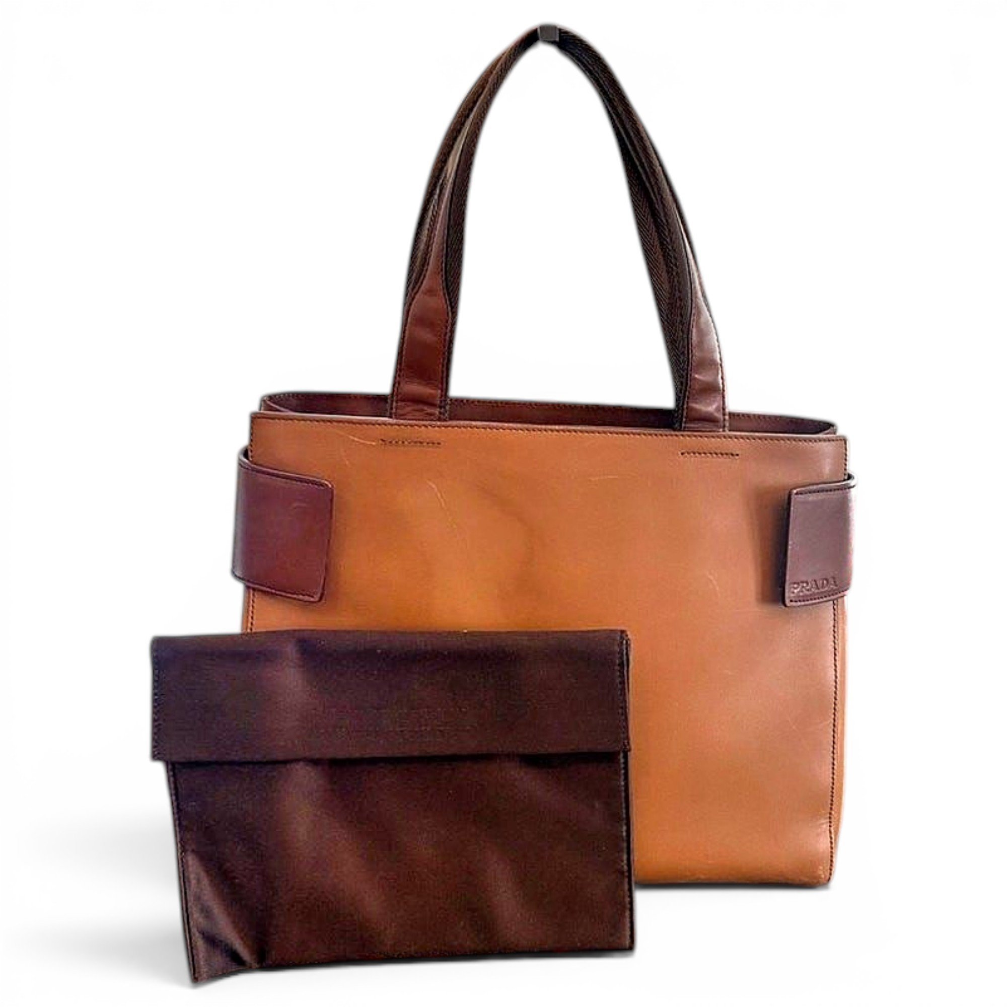 Leather tote