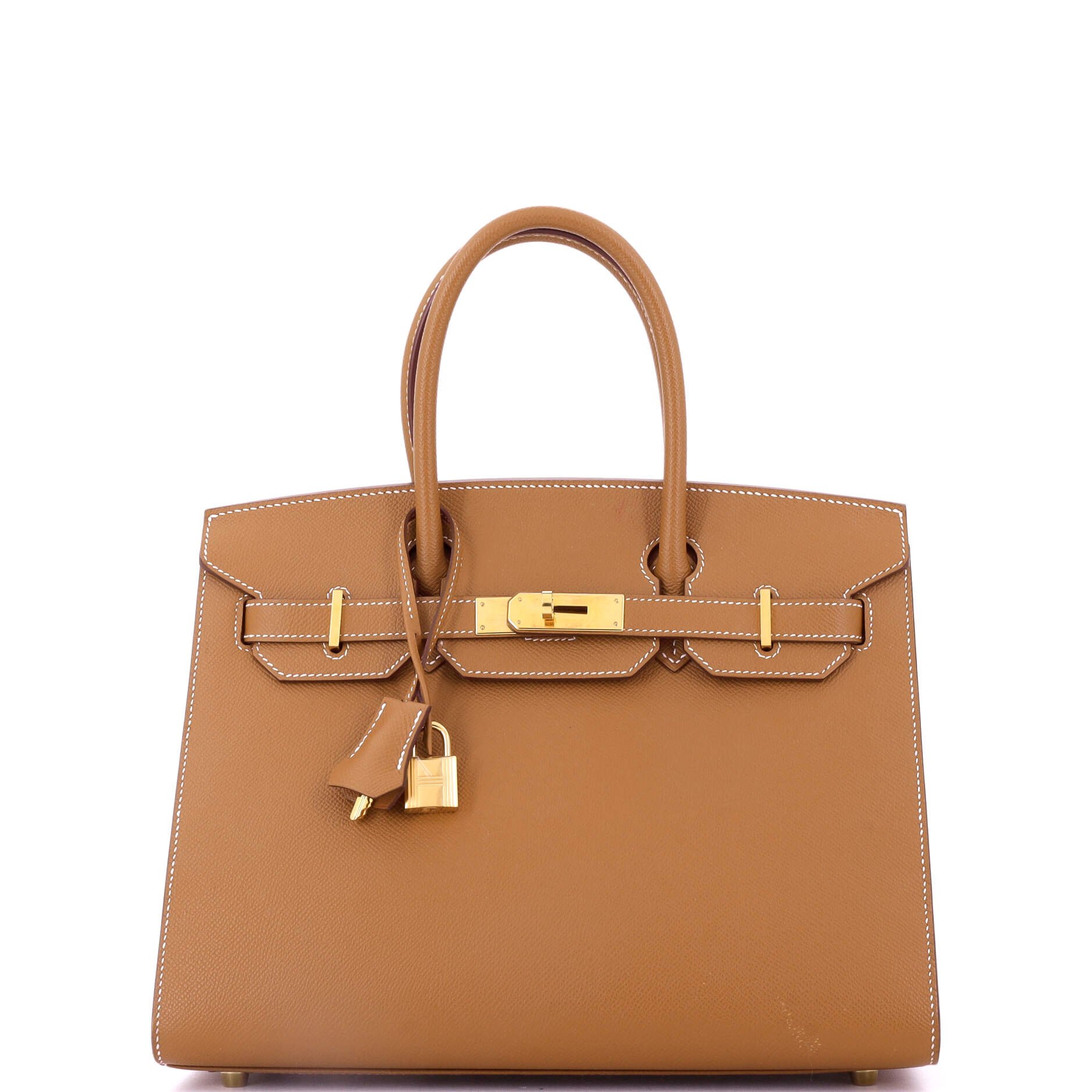 Hermes Birkin Sellier Bag Gold Epsom with Gold Hardware 30