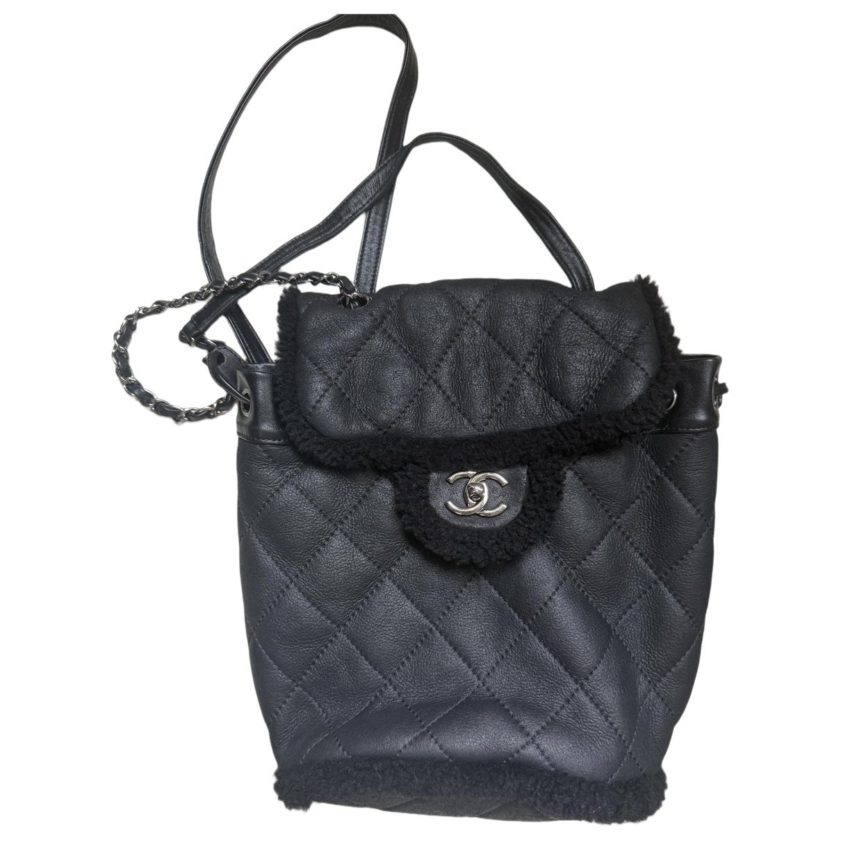 Leather backpack