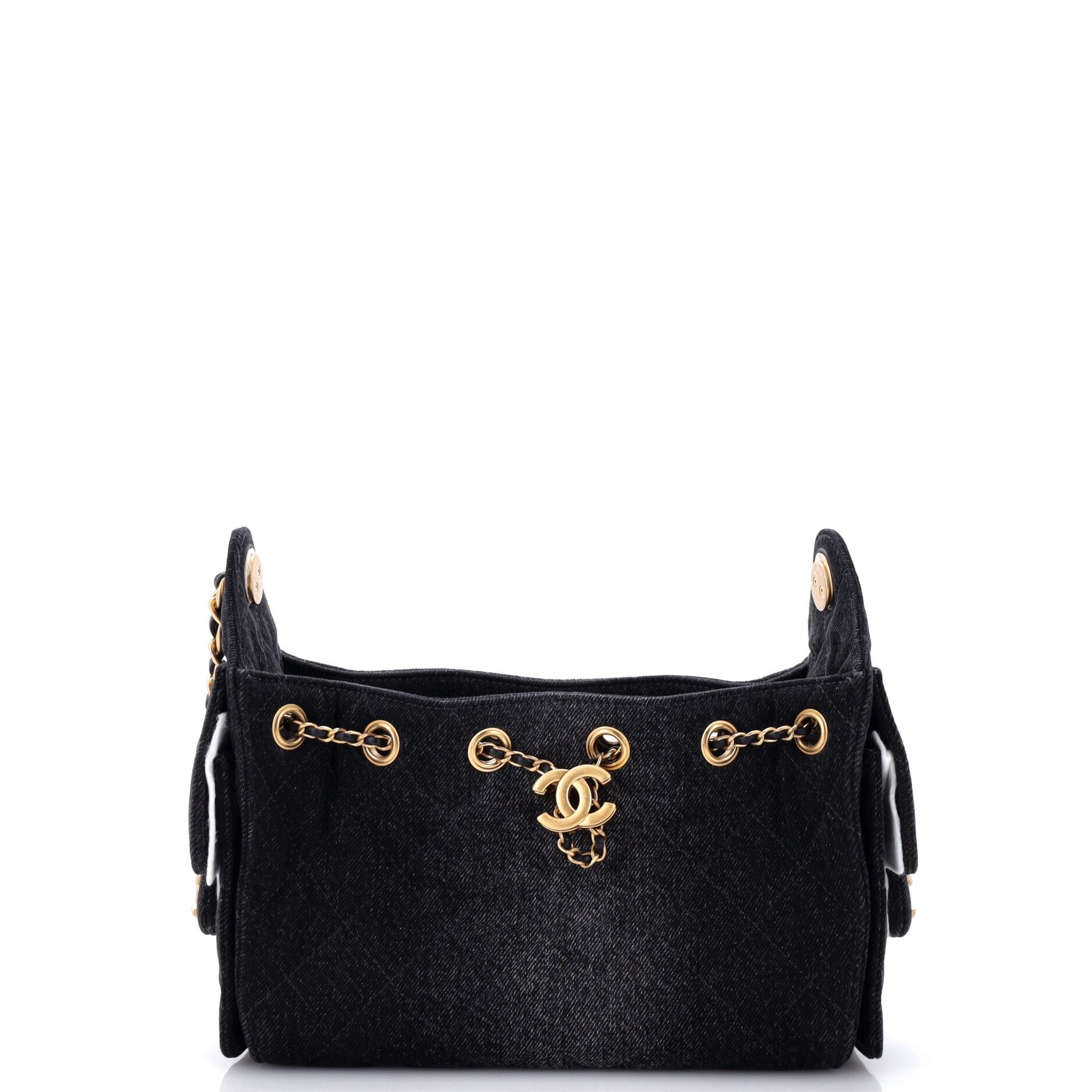 25 Hobo Bag Quilted Denim Mini