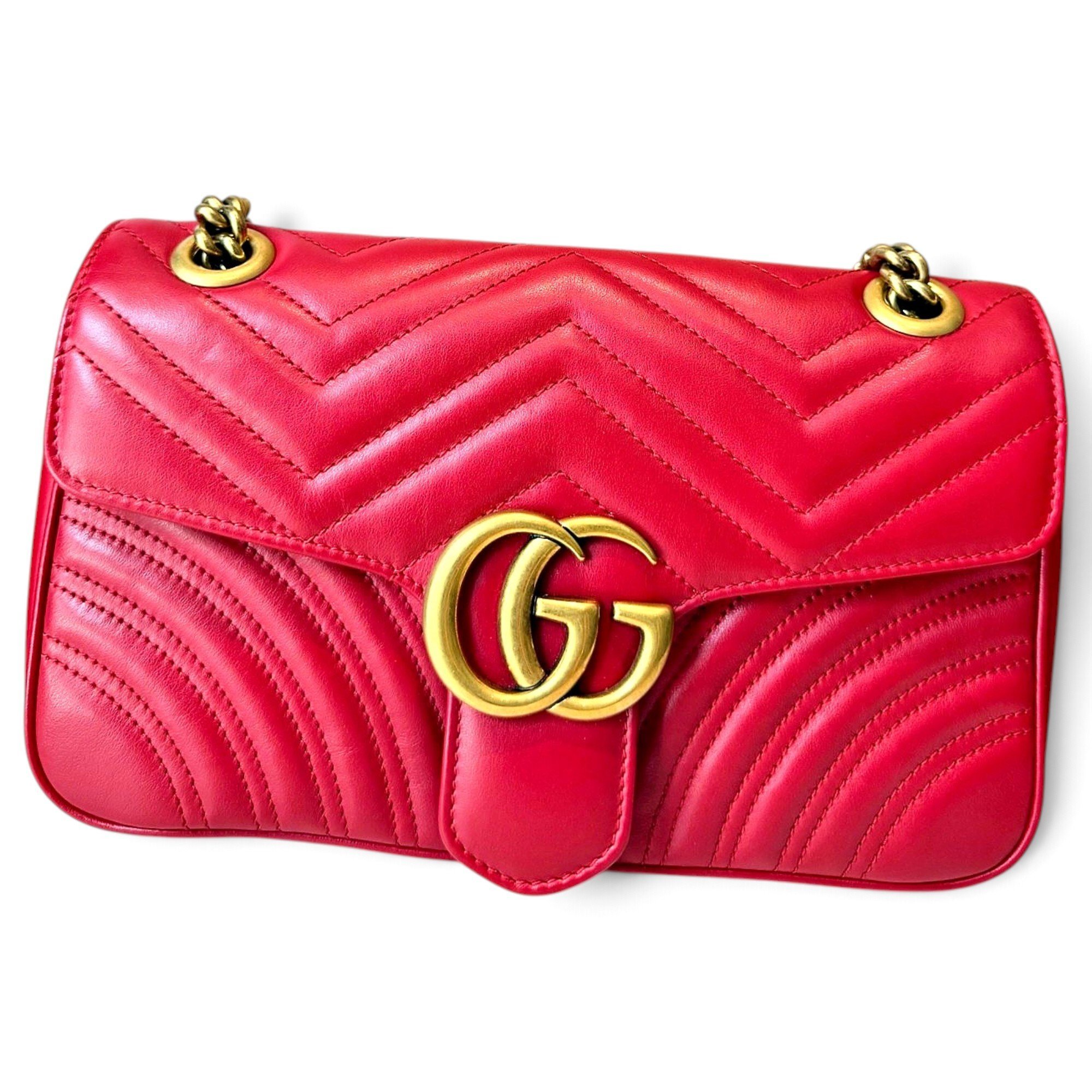 GG Marmont Flap leather handbag