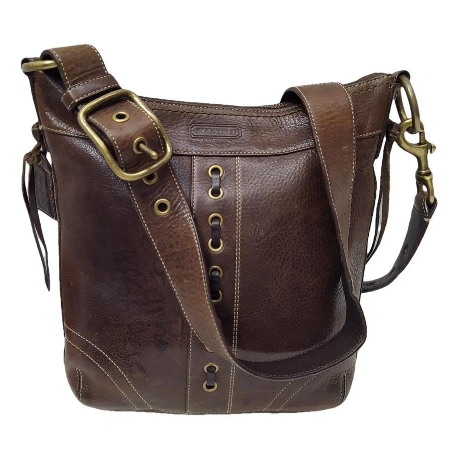 Leather crossbody bag
