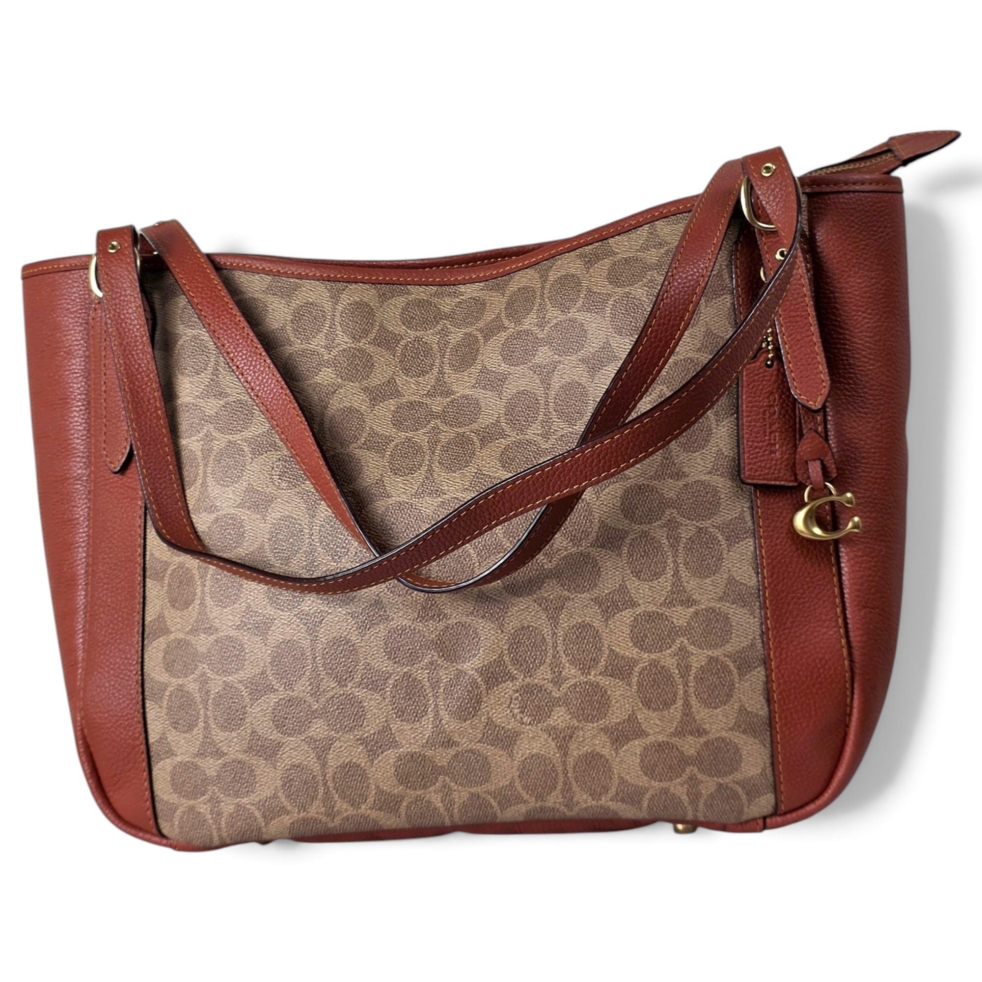 Leather tote