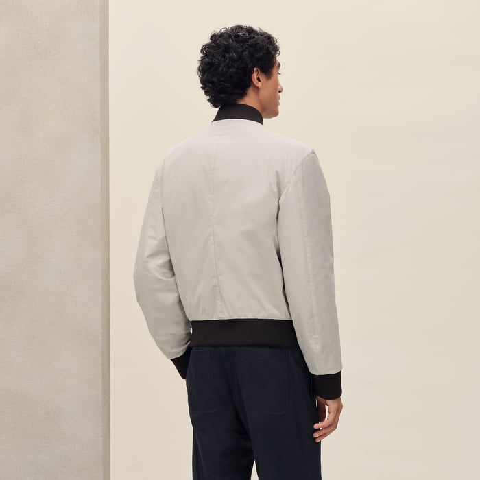 Ébène Reversible Rib-trim Jacket