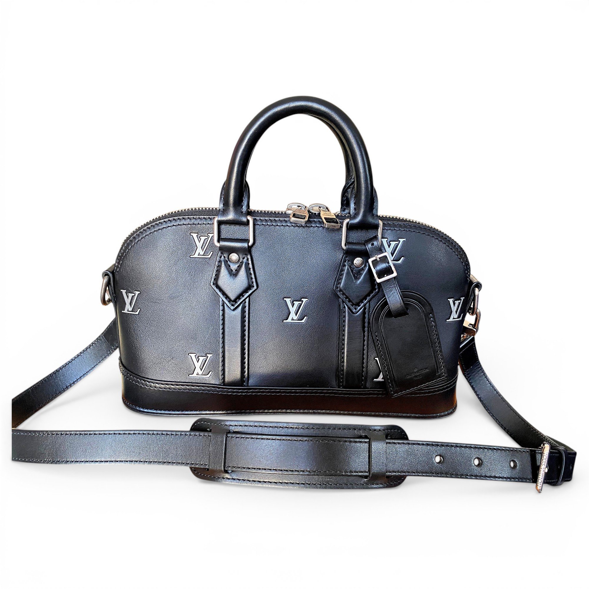 Alma leather handbag