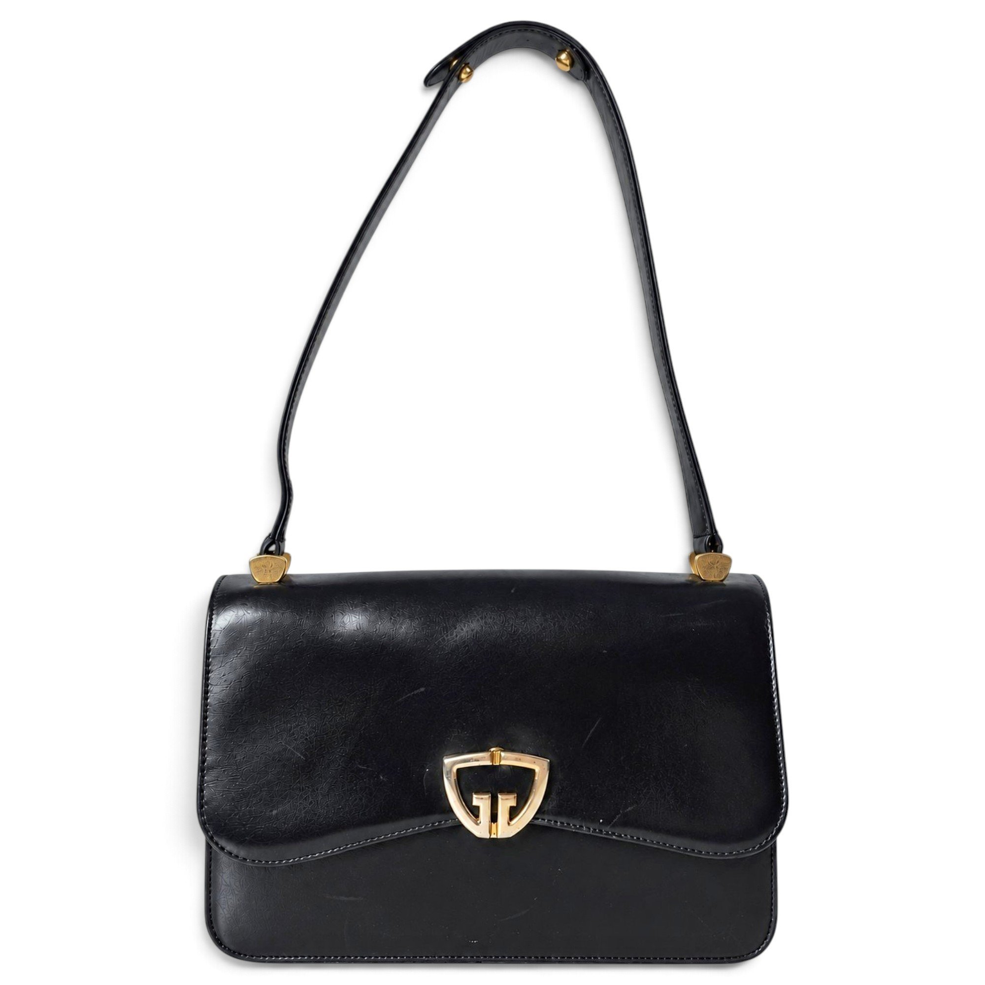 D-Ring leather handbag