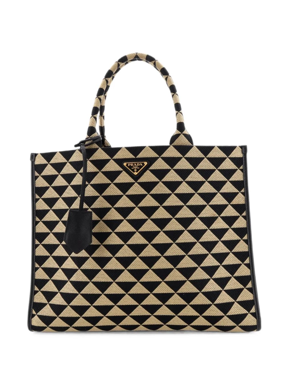 Symbole Shopper Jacquard Large tote bag