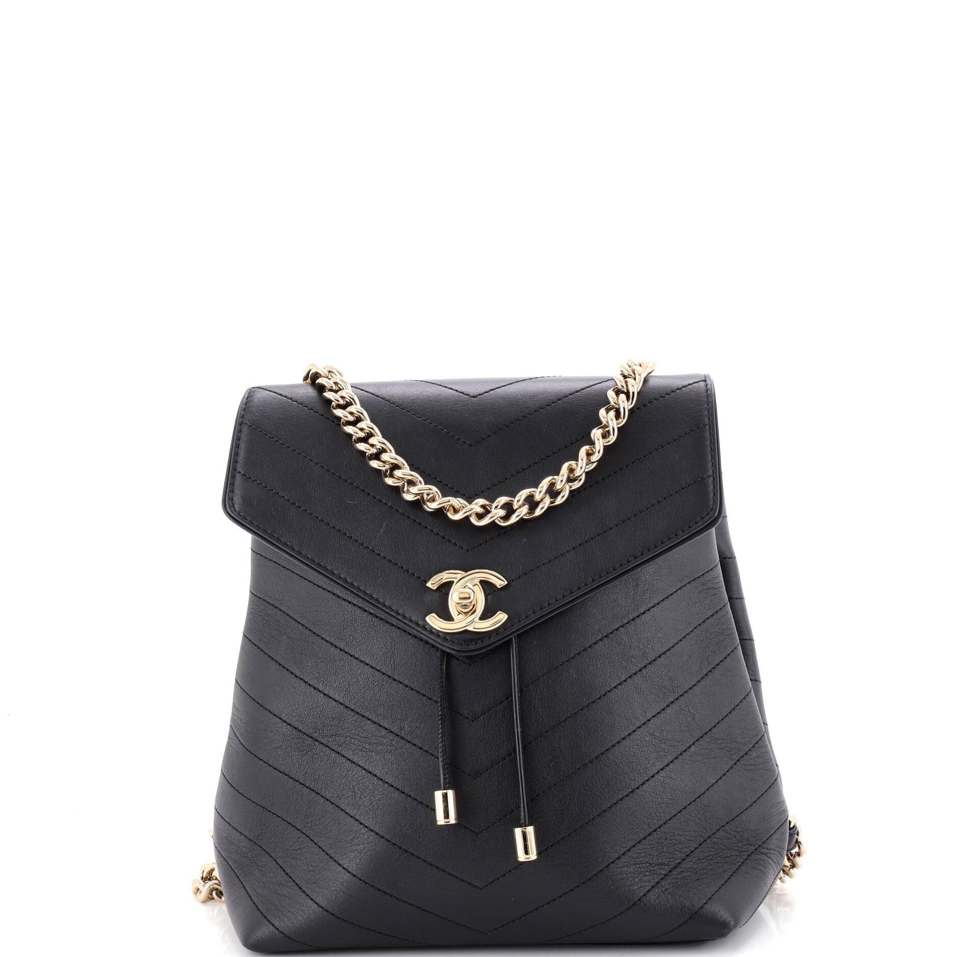 Leather backpack