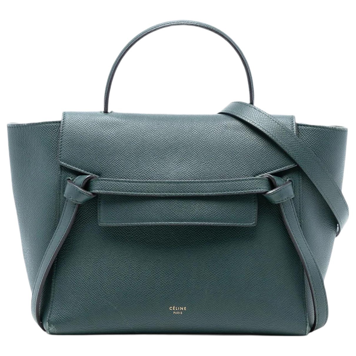 Belt leather satchel