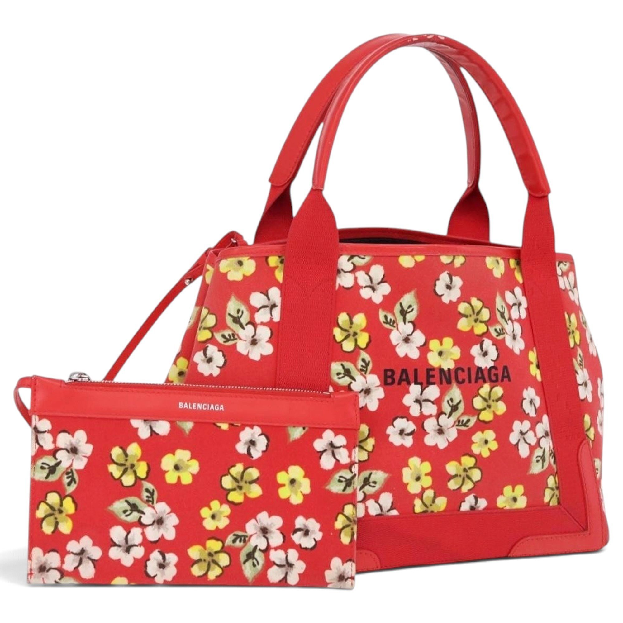 Navy cabas cloth tote