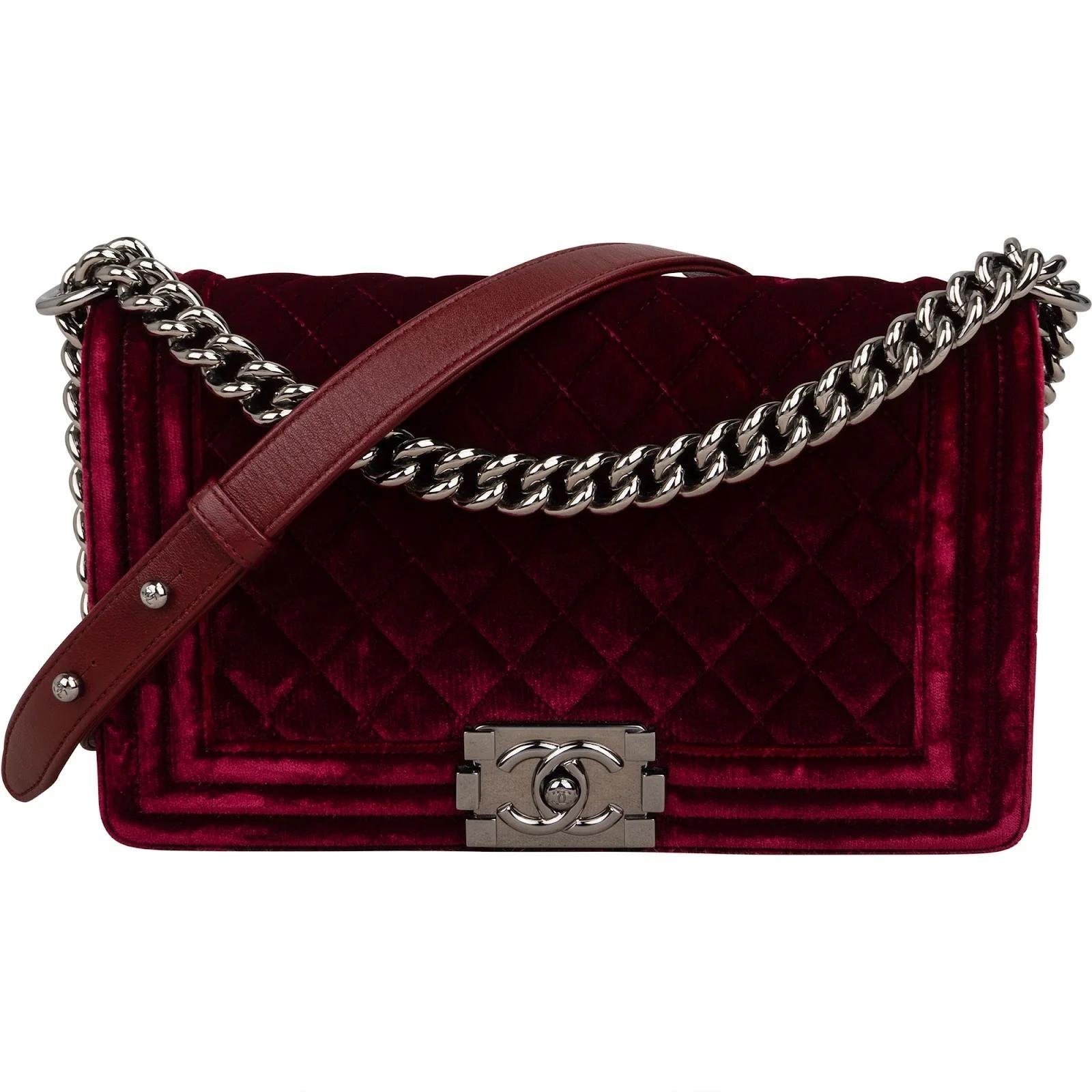 Boy velvet crossbody bag