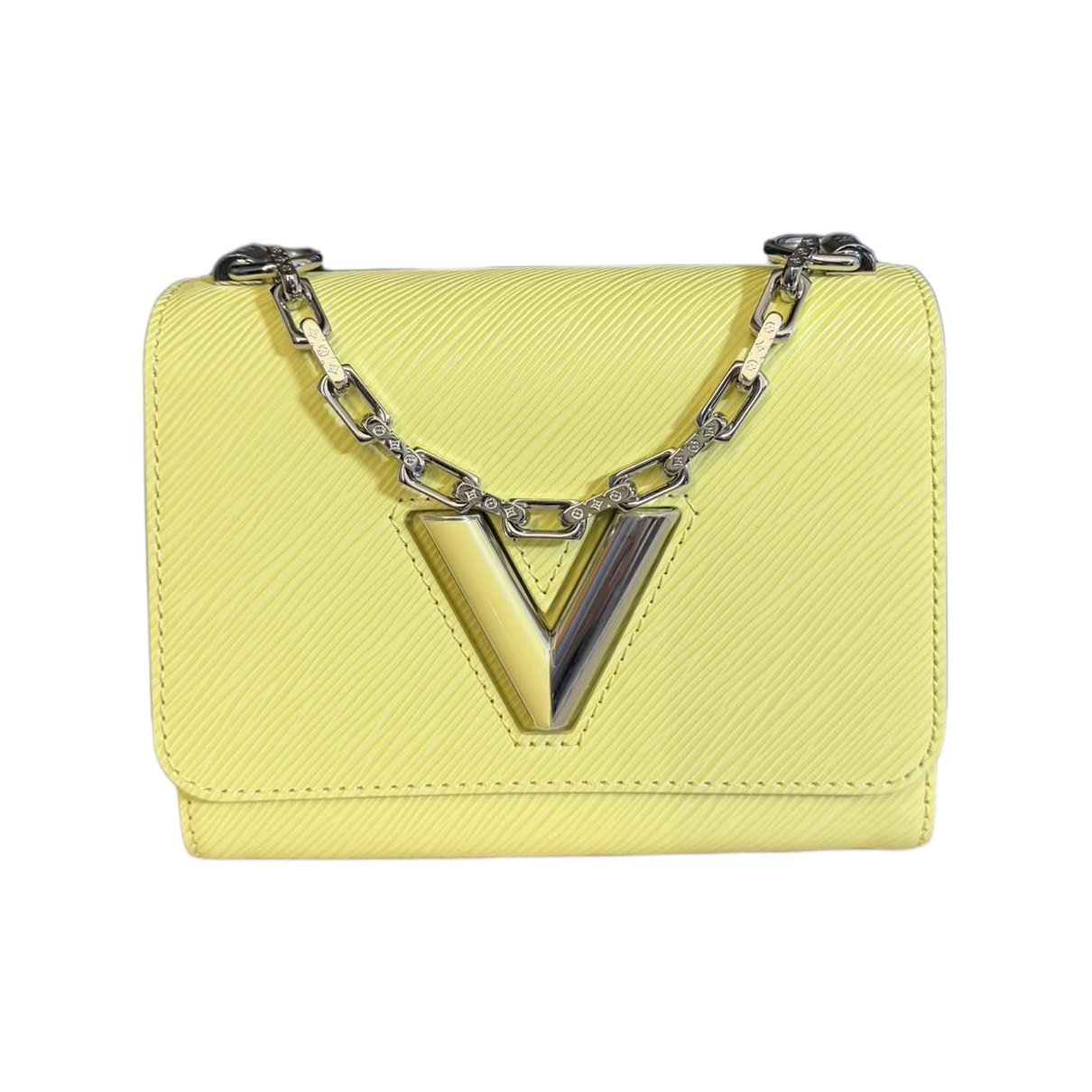 Twist Chain leather handbag