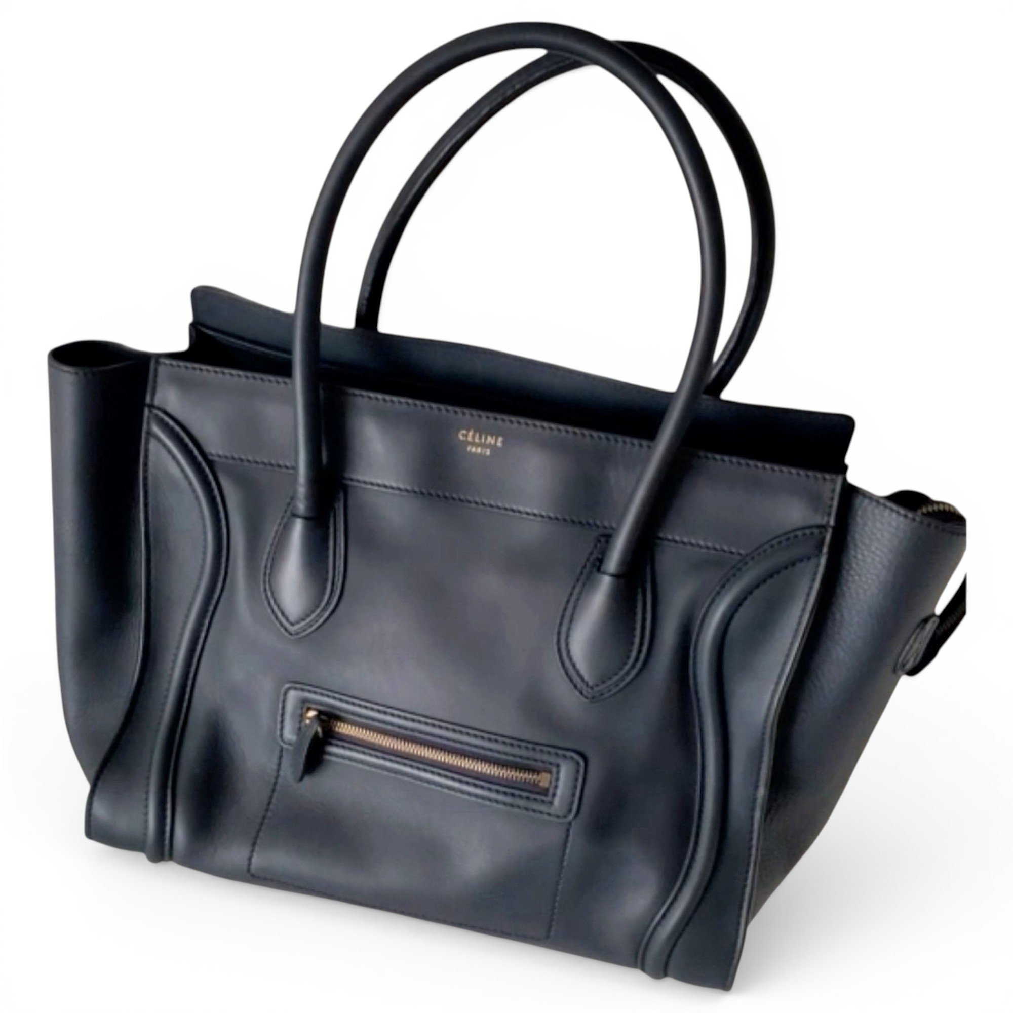 Luggage leather handbag