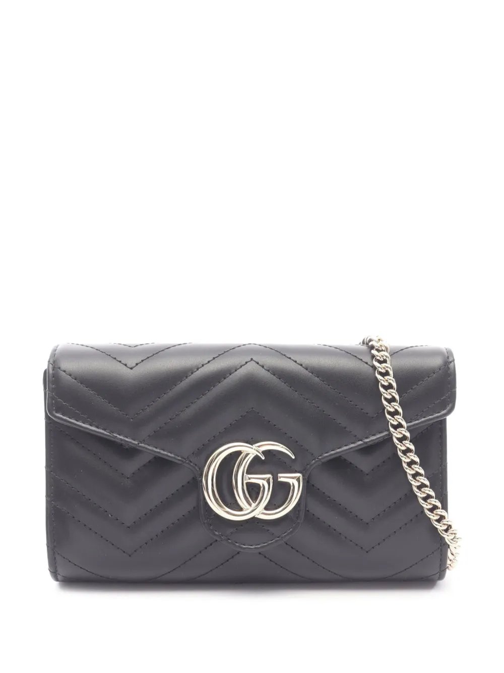2016-2026 GG Marmont Matelasse Leather Wallet on Chain crossbody bag