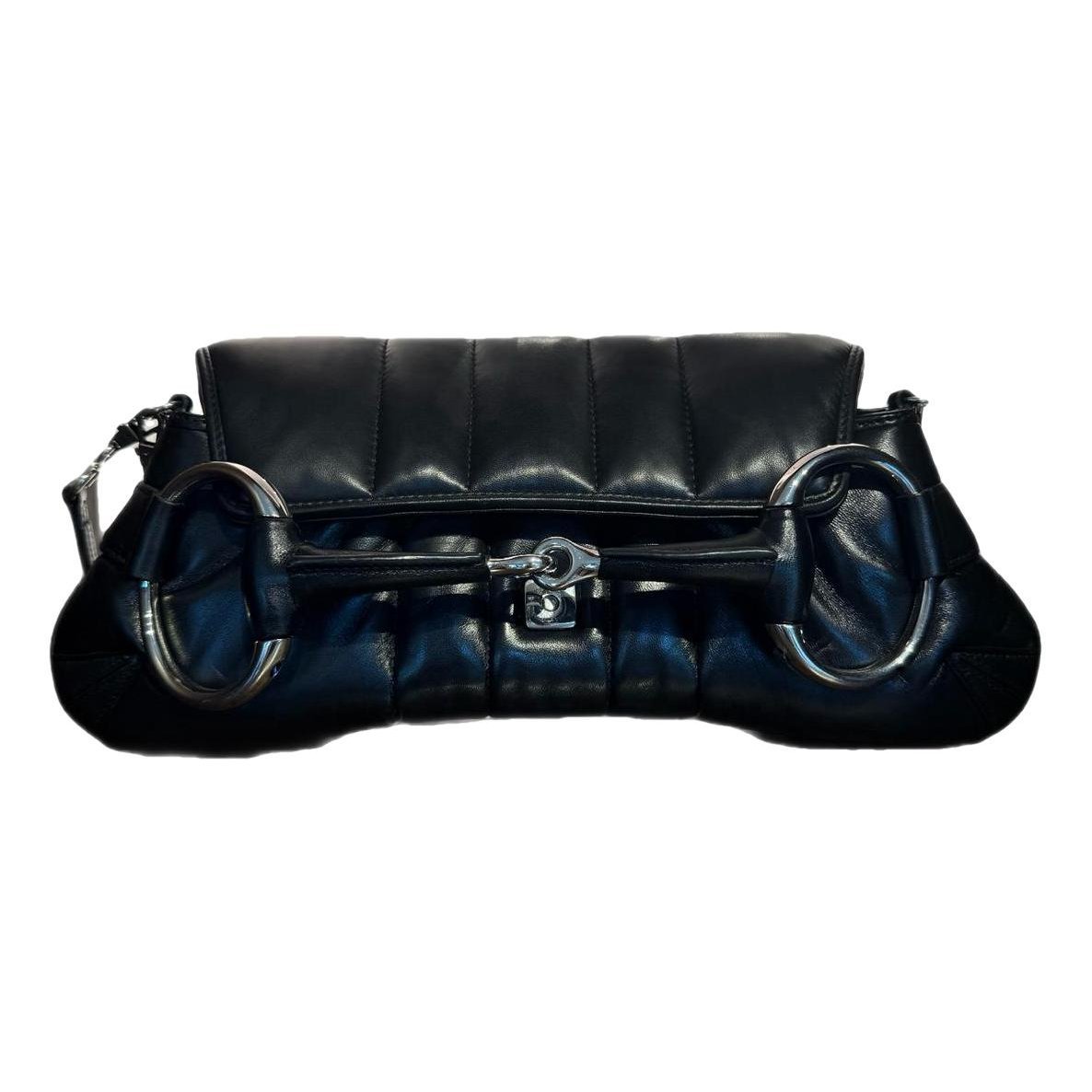 Horsebit Chain leather handbag
