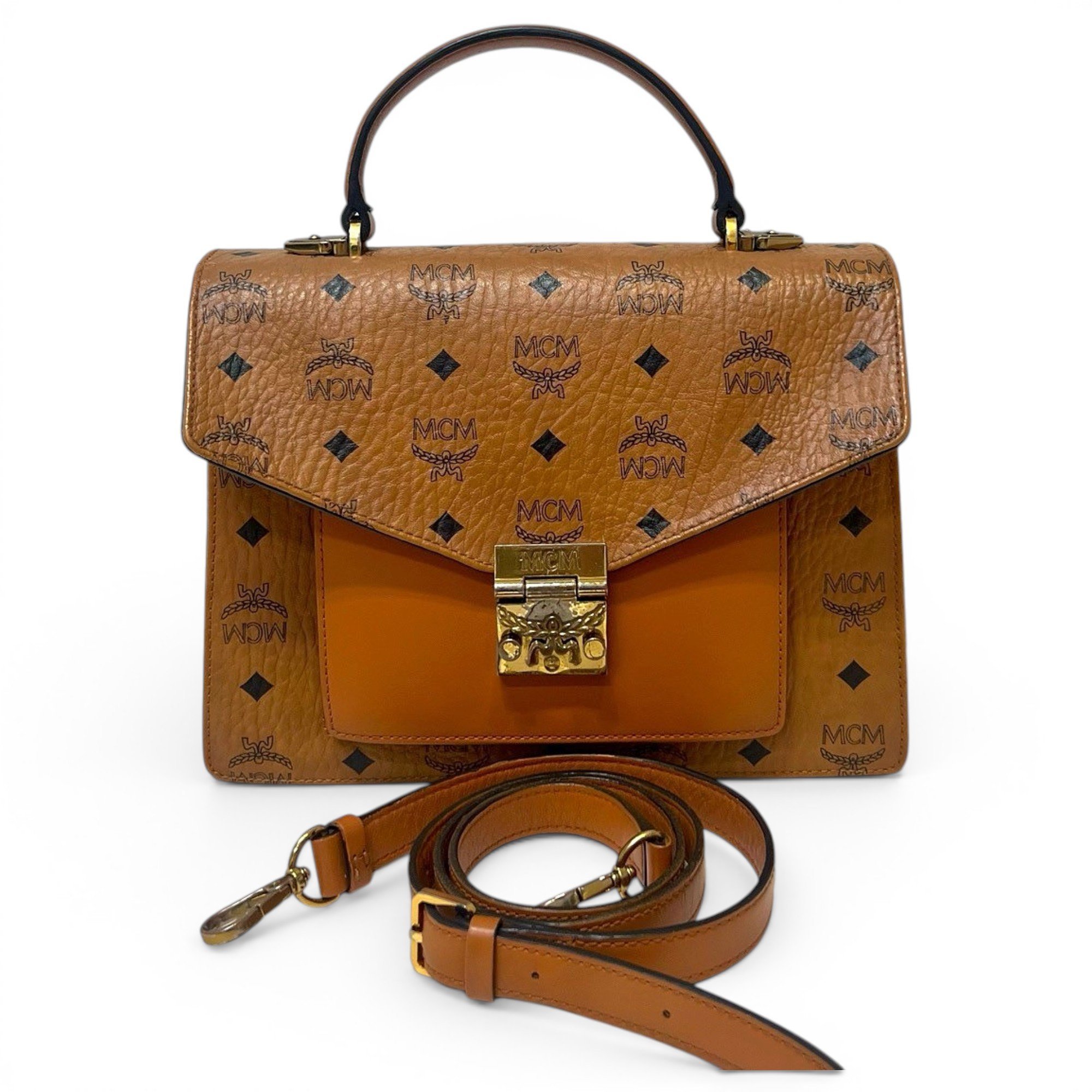 MCM Patricia leather handbag
