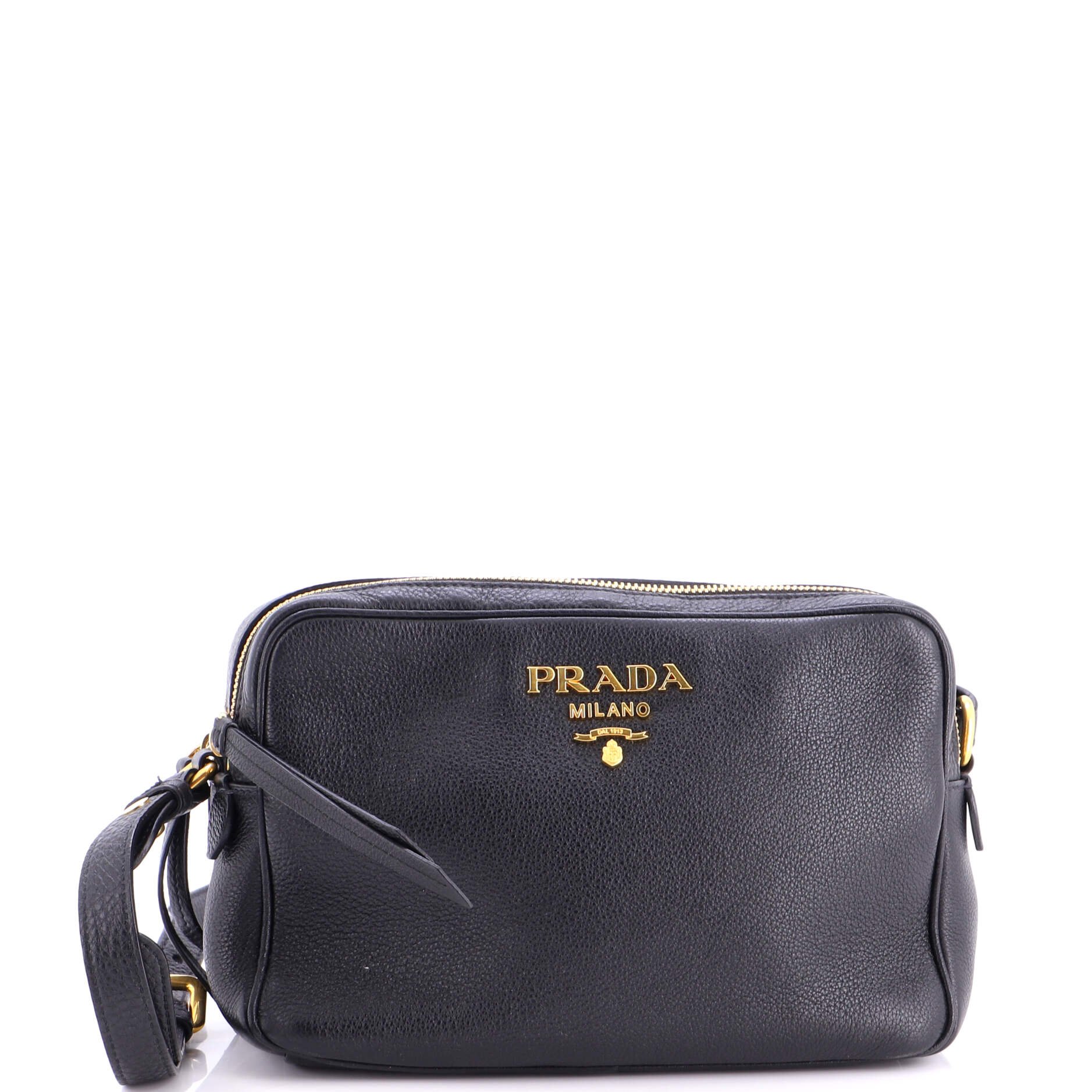 Double Zip Camera Bag Vitello Phenix Medium