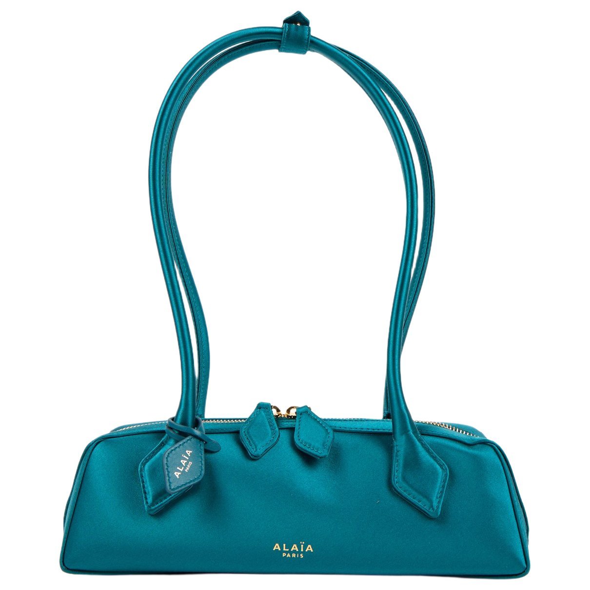 Le Teckel silk handbag