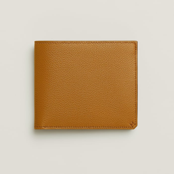 Caramel H Sellier Compact Wallet