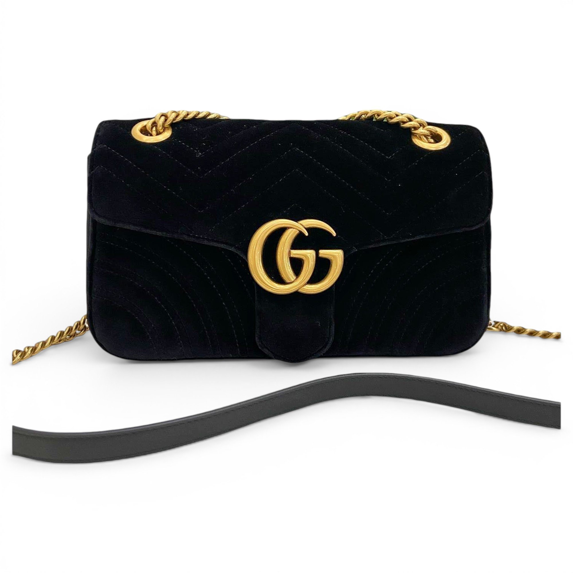 GG Marmont Flap leather handbag