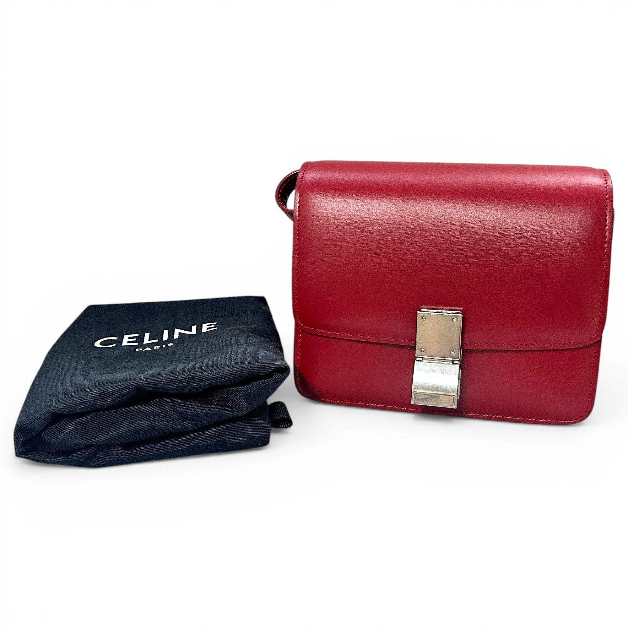 Classic leather handbag
