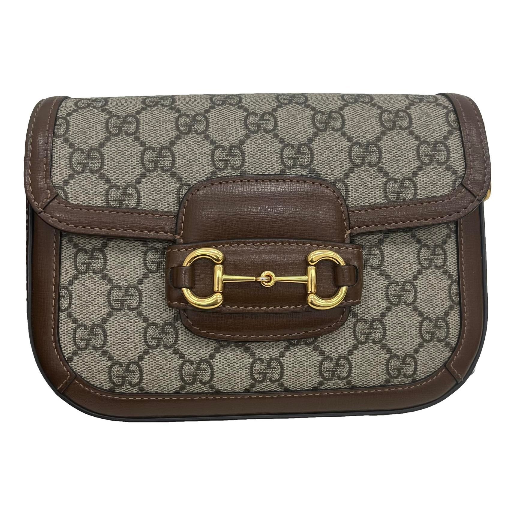 Horsebit 1955 Flap leather handbag