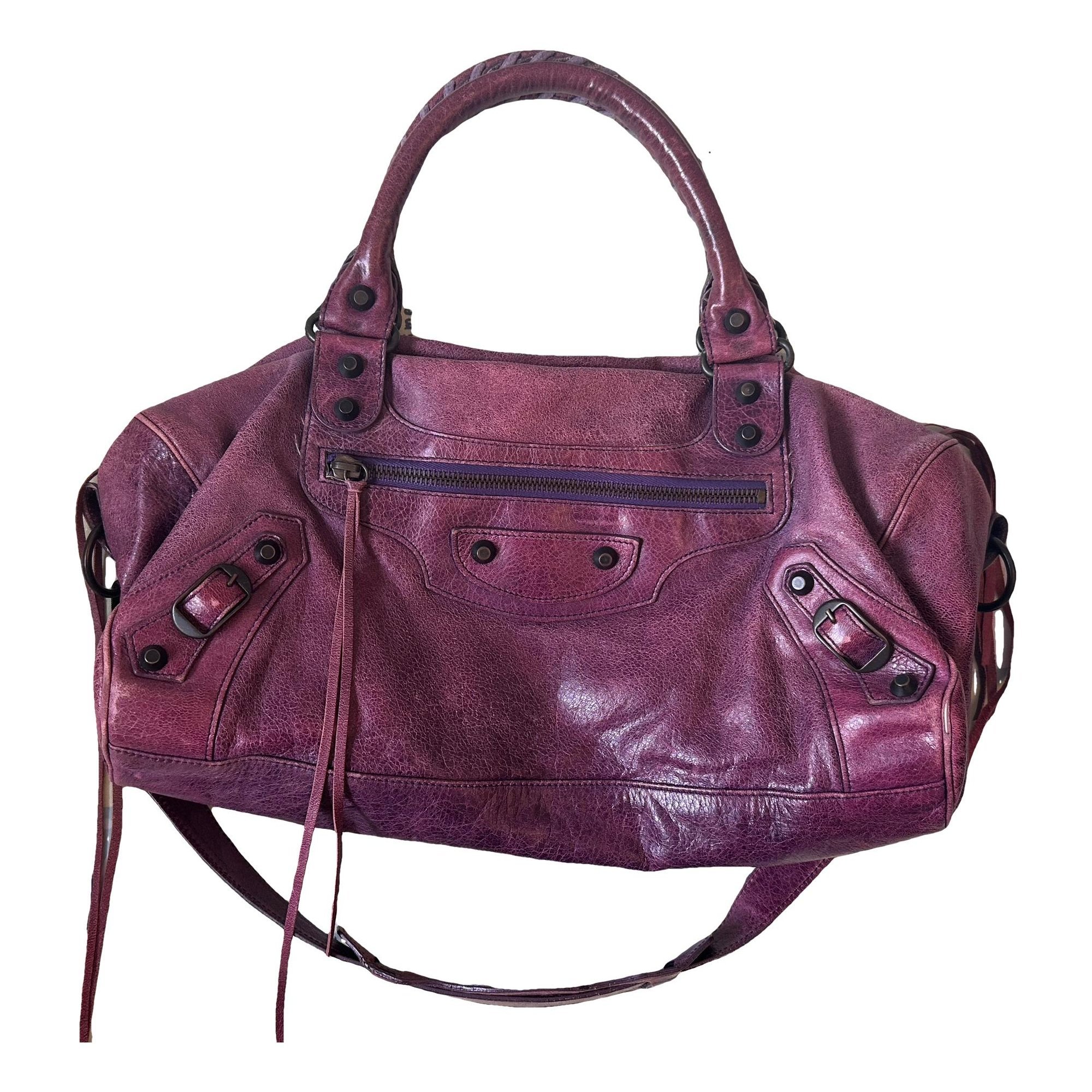 Twiggy leather handbag