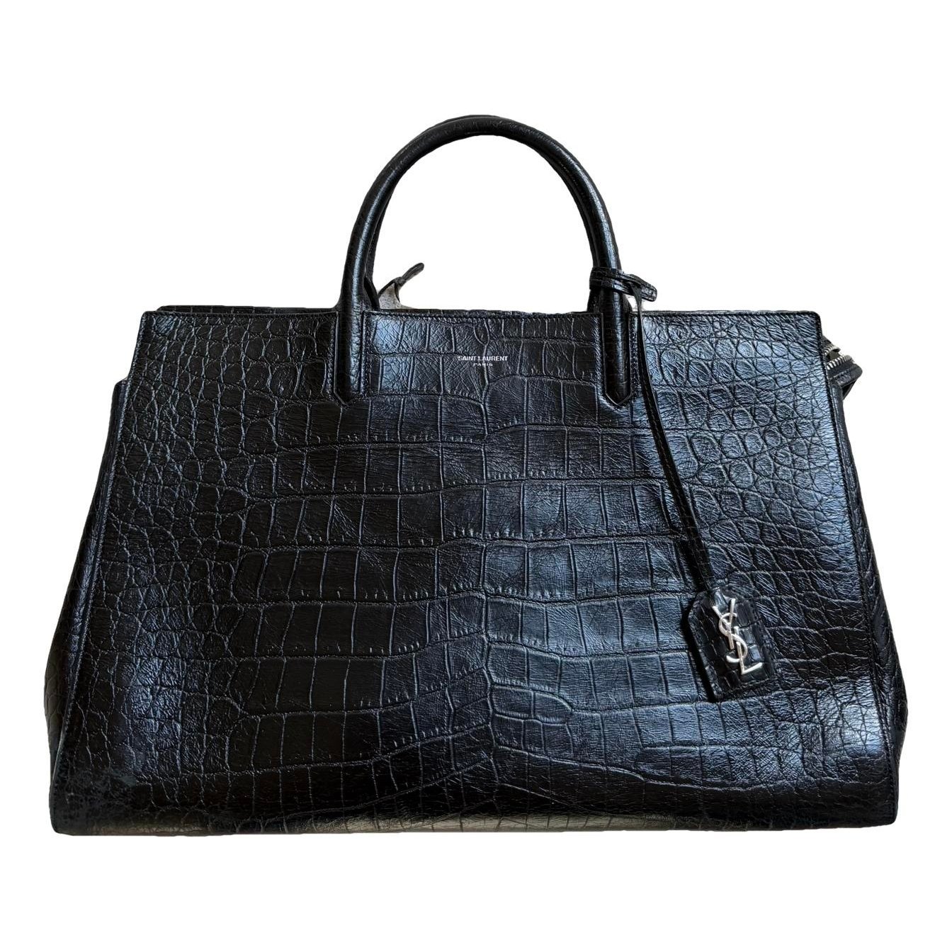 Cabas Rive Gauche leather bag