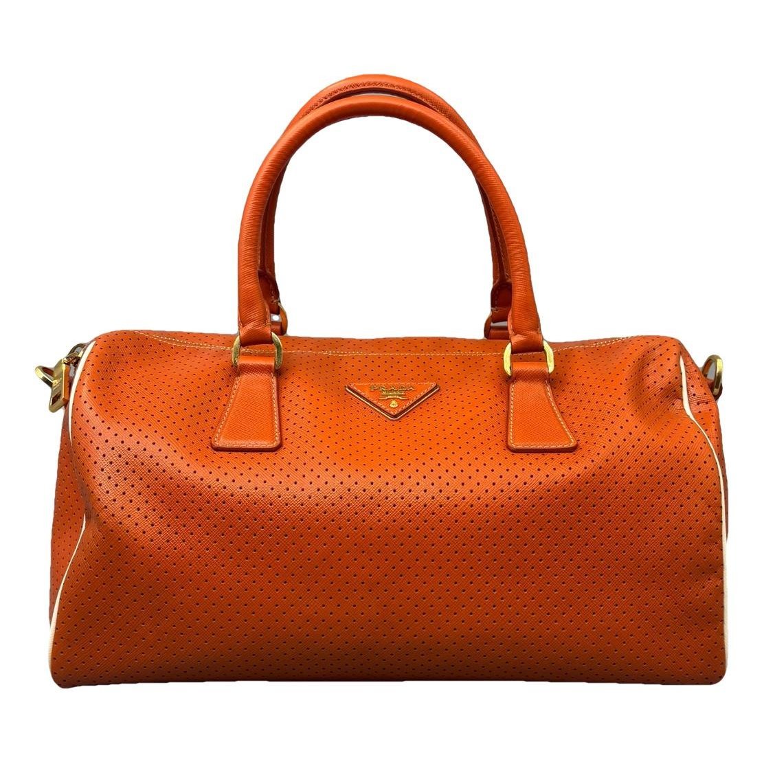 Leather handbag