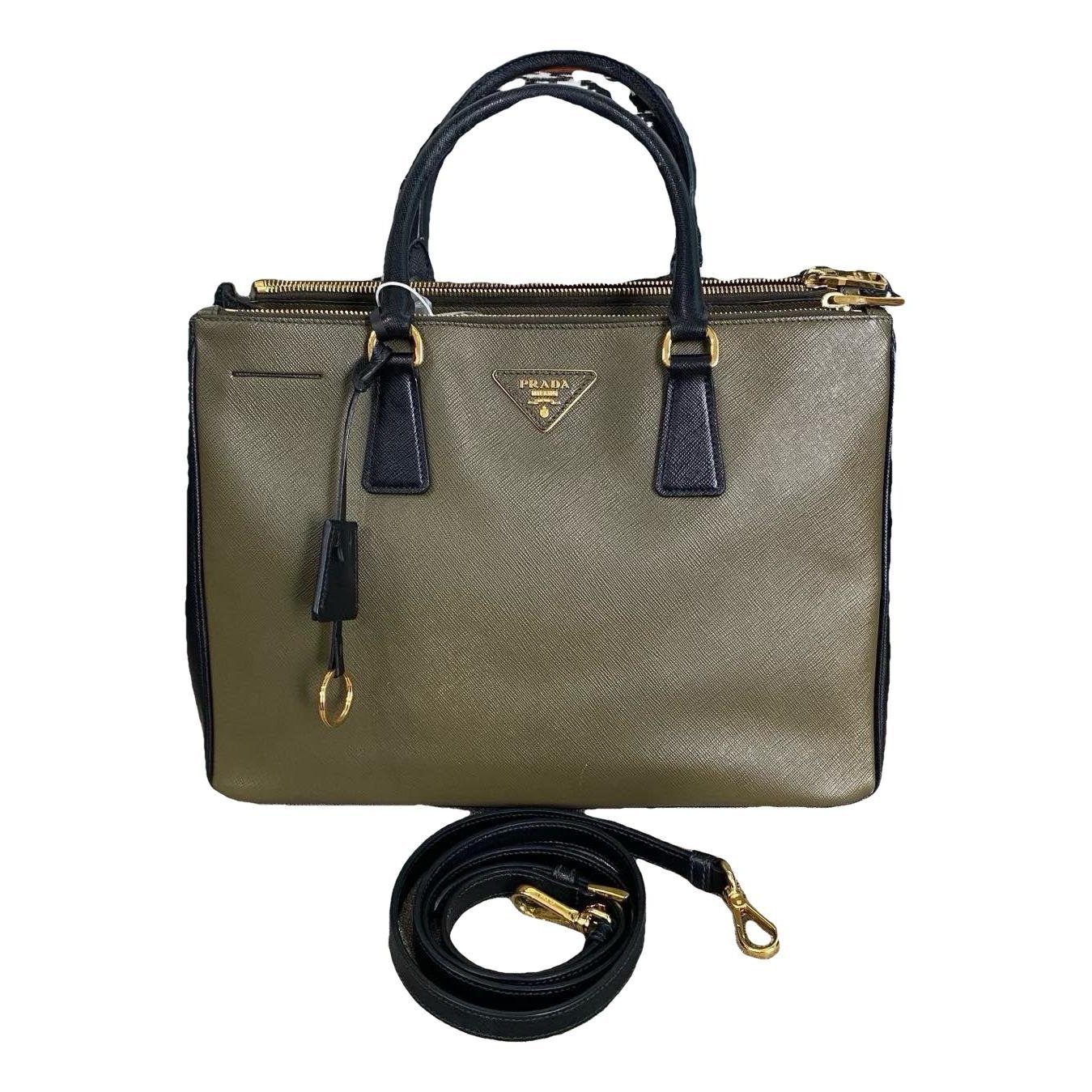 Leather tote