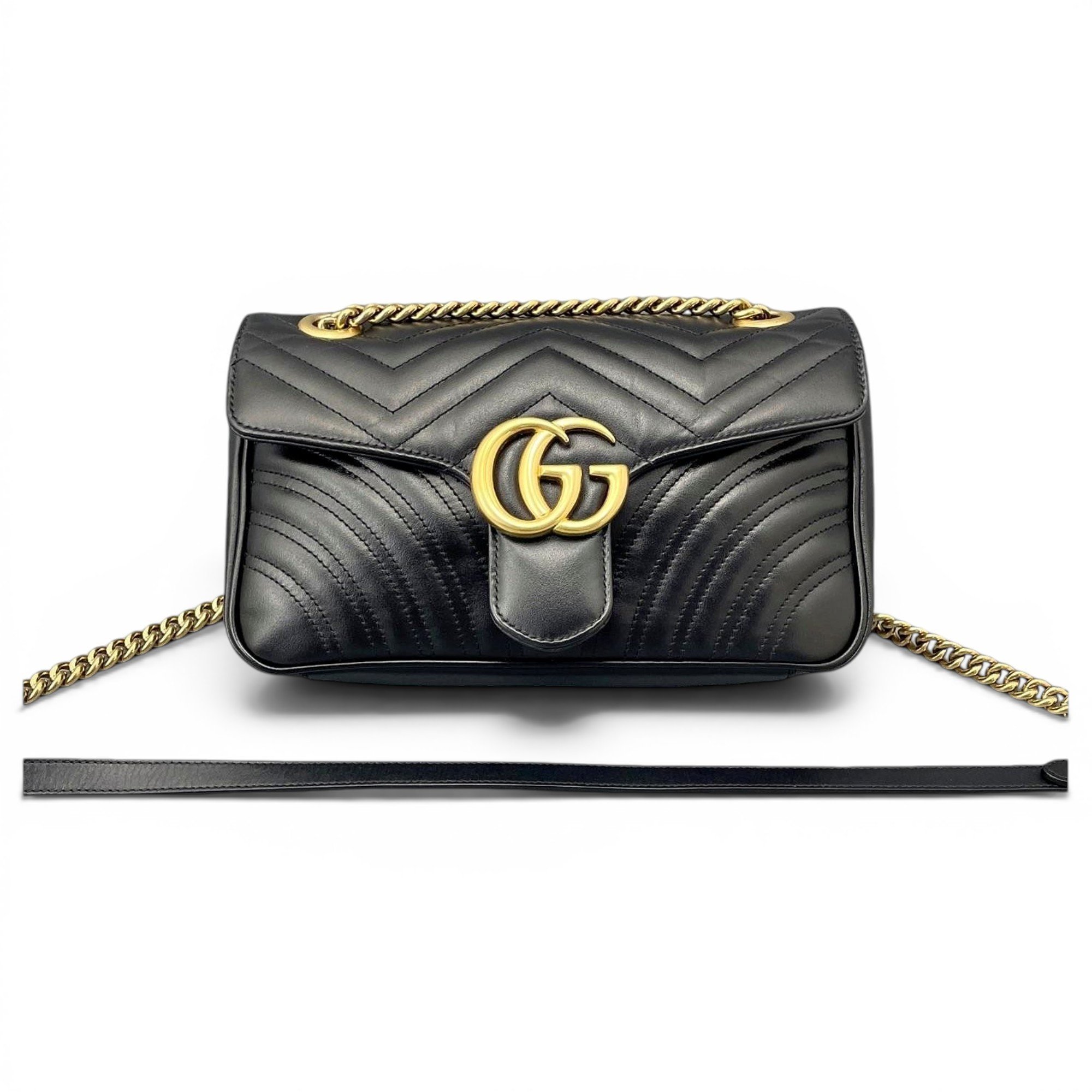 GG Marmont Flap leather handbag
