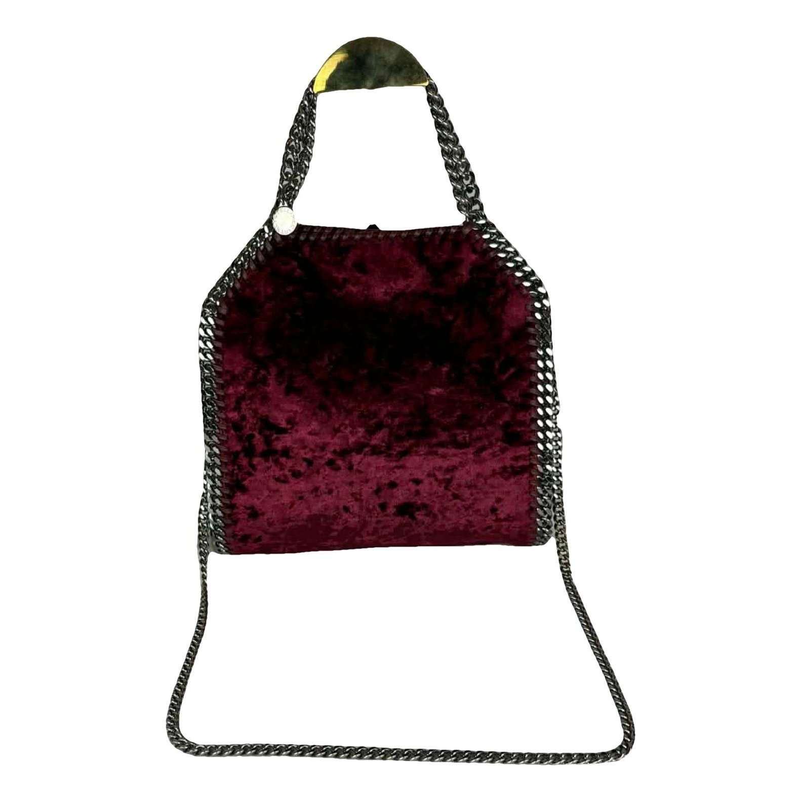 Velvet handbag