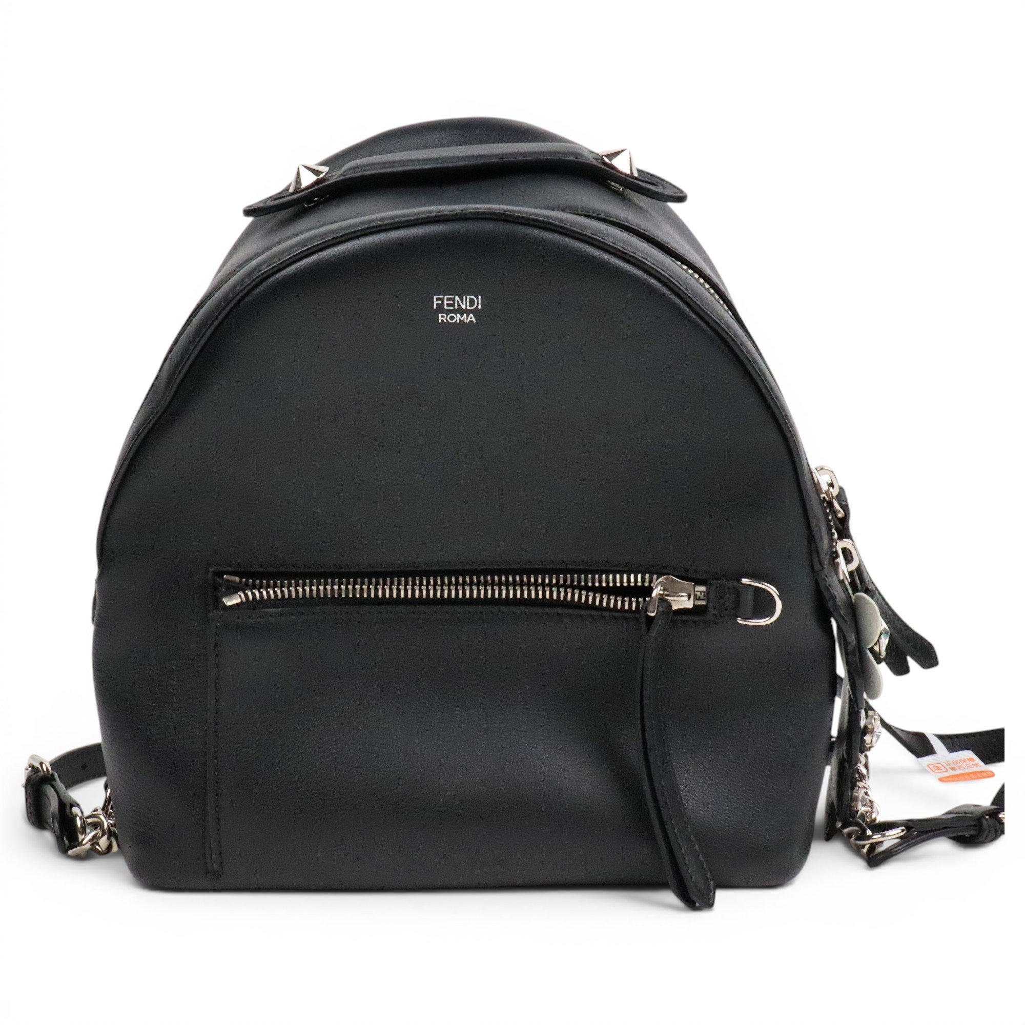 Leather backpack