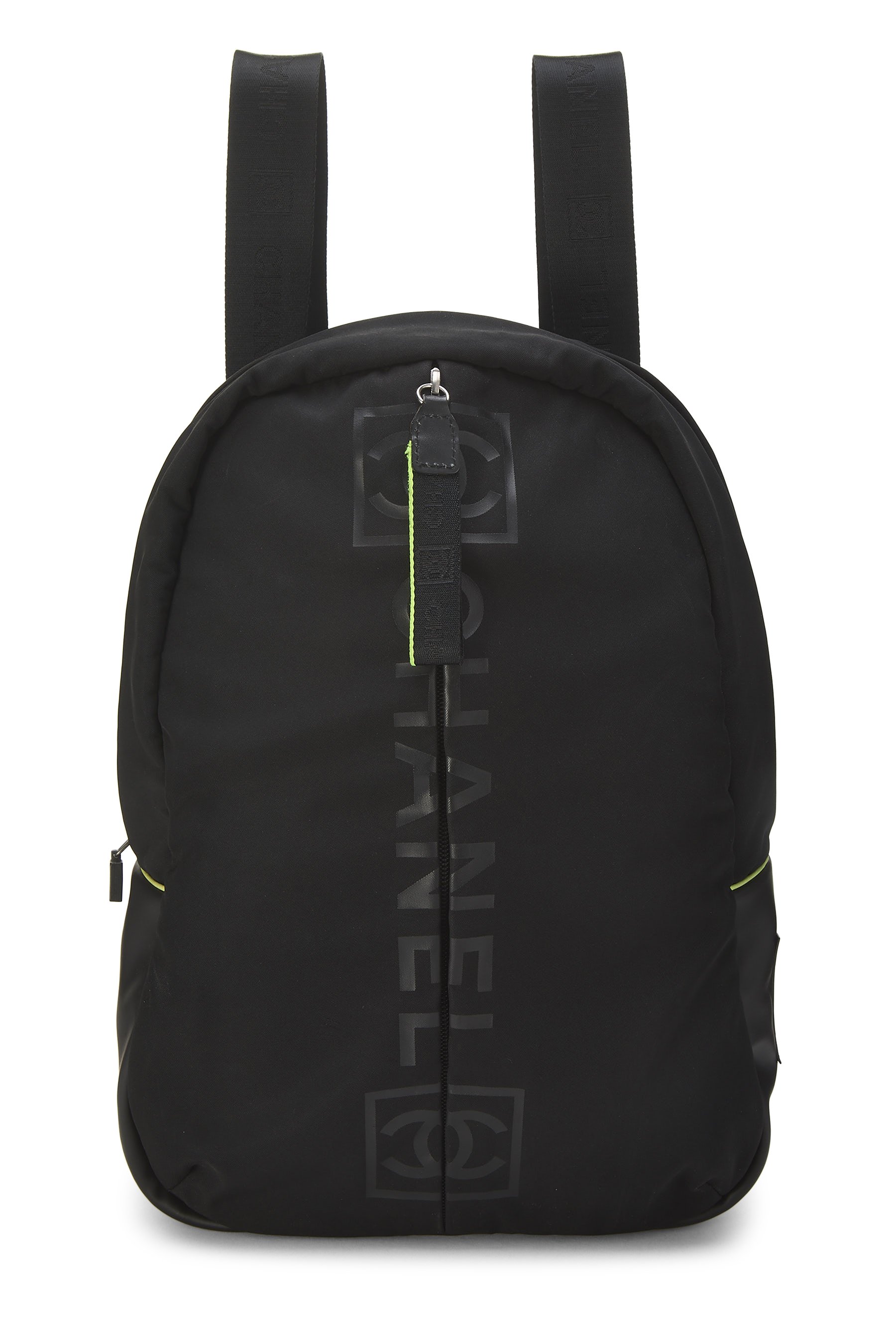 Black Sportline Nylon Backpack