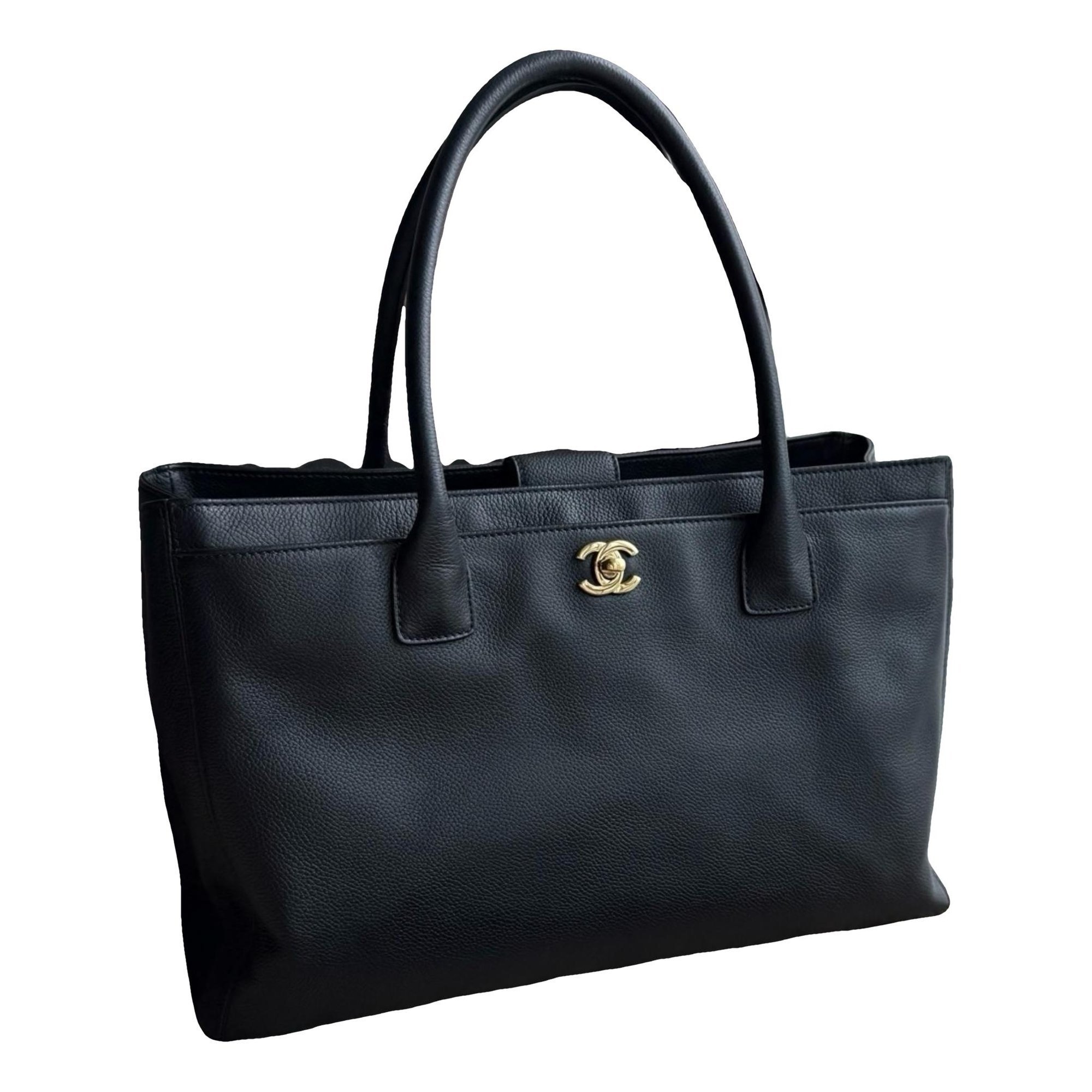 Executive leather tote