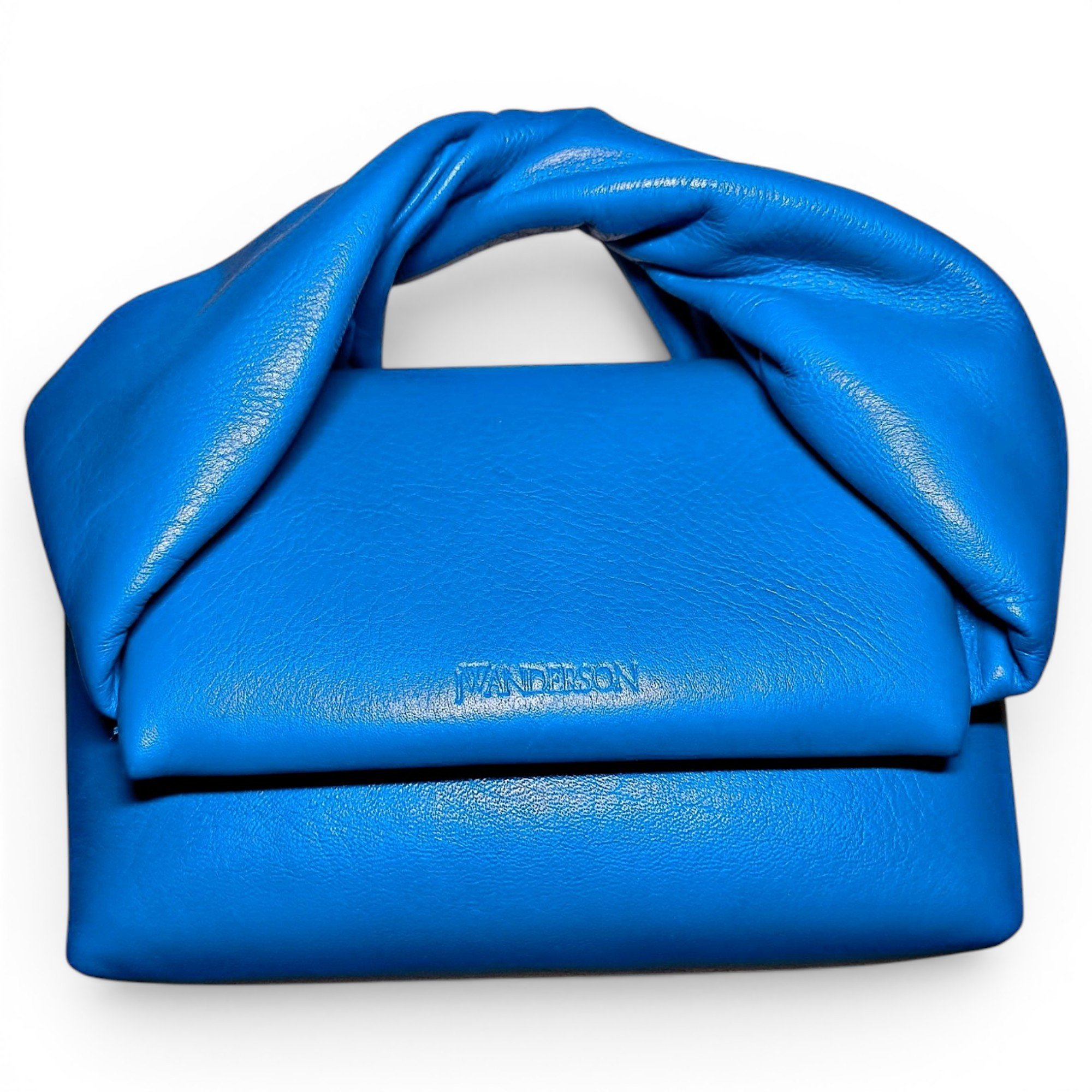 Twister leather handbag