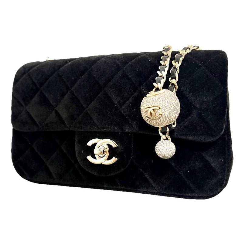Timeless/Classique velvet crossbody bag