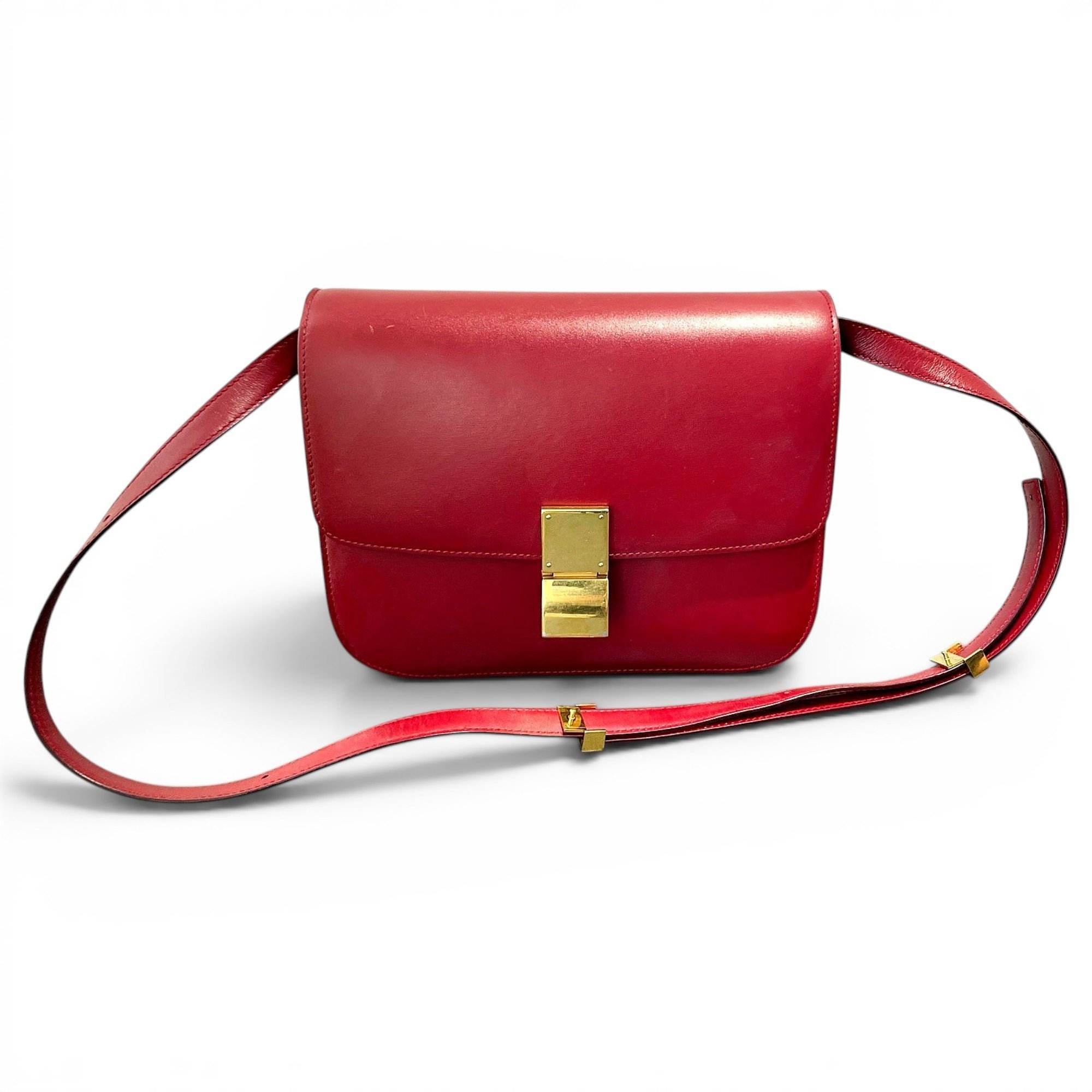 Classic leather handbag