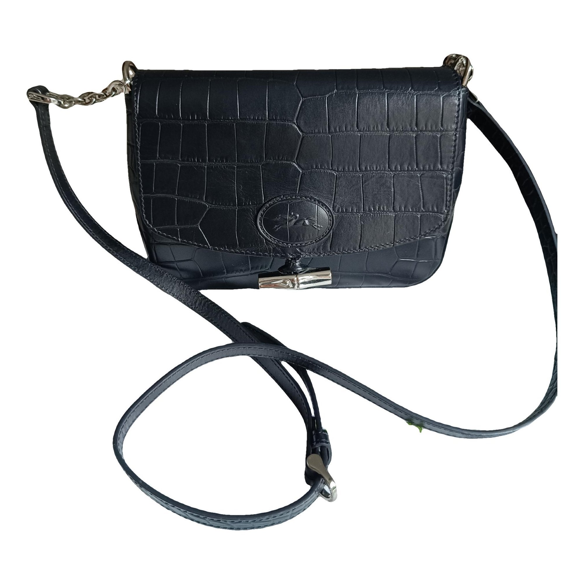 Roseau leather crossbody bag