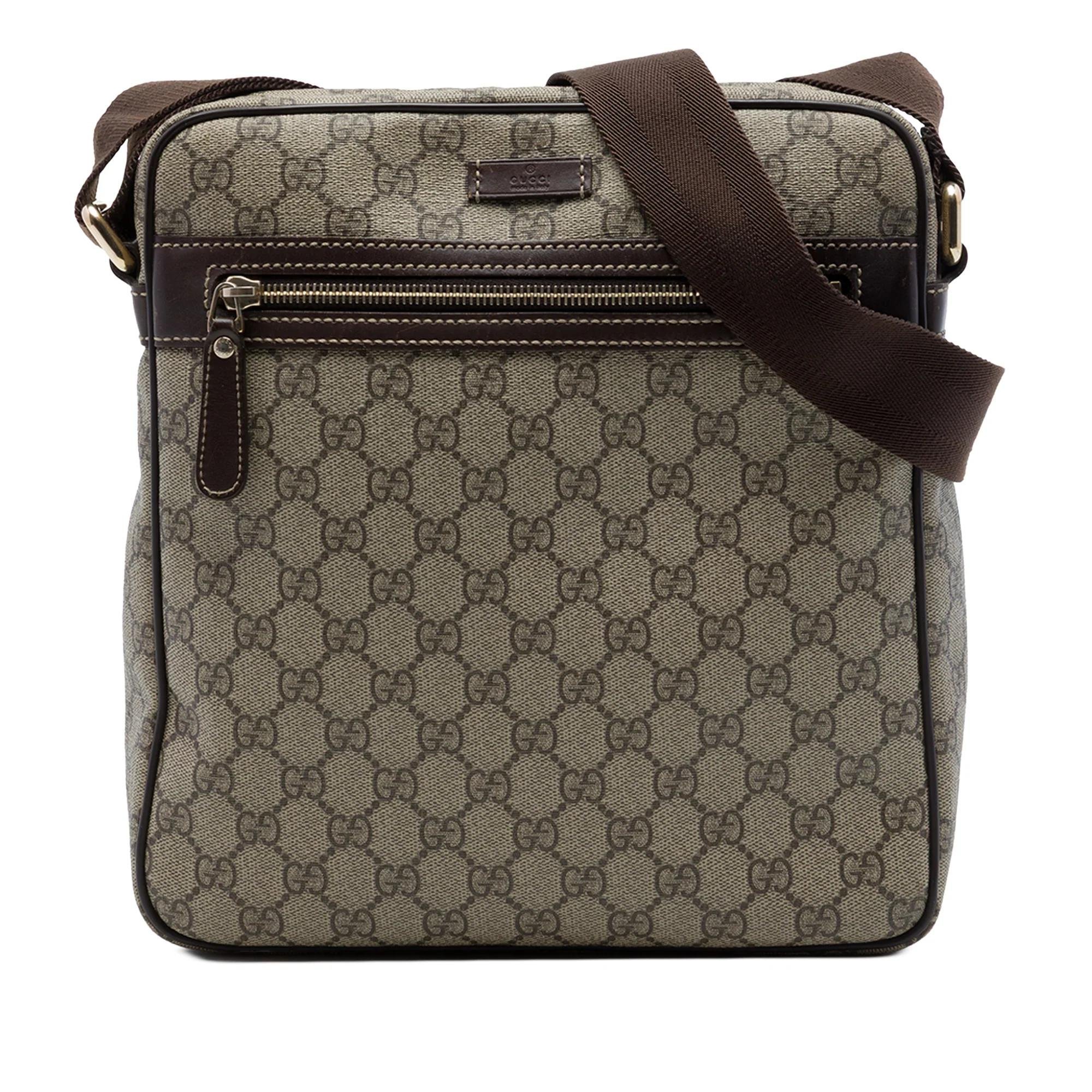 Gucci B leather crossbody bag