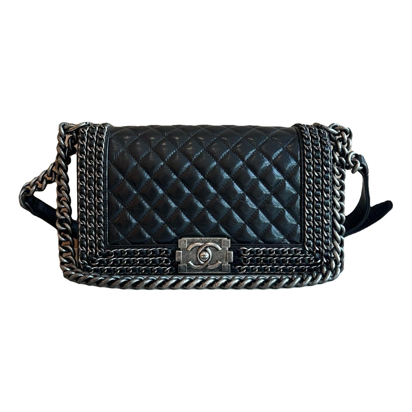 Boy leather crossbody bag