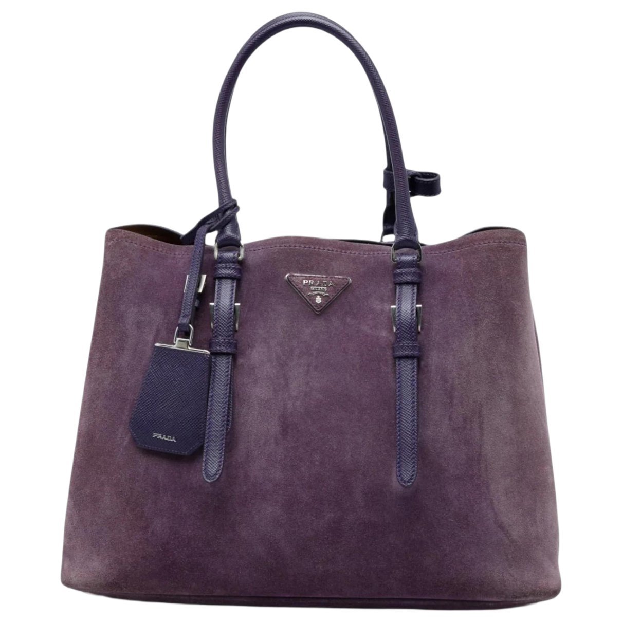 Double leather tote