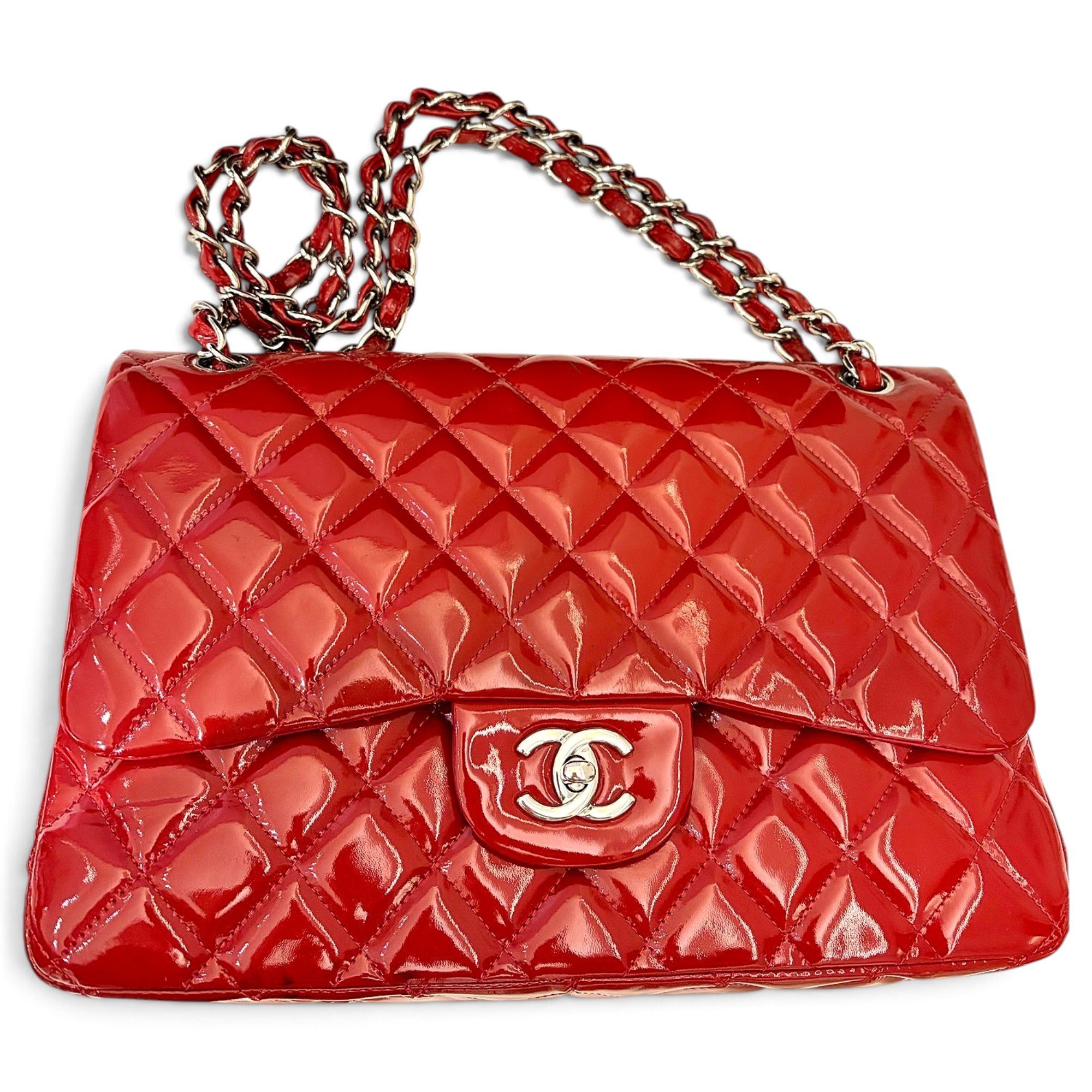 Timeless/Classique patent leather handbag