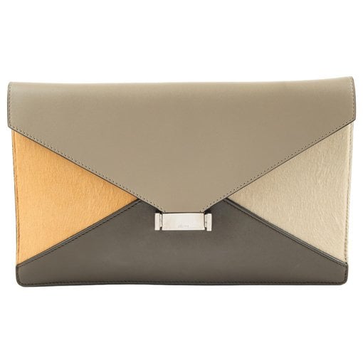 Diamond Clutch pony-style calfskin clutch bag
