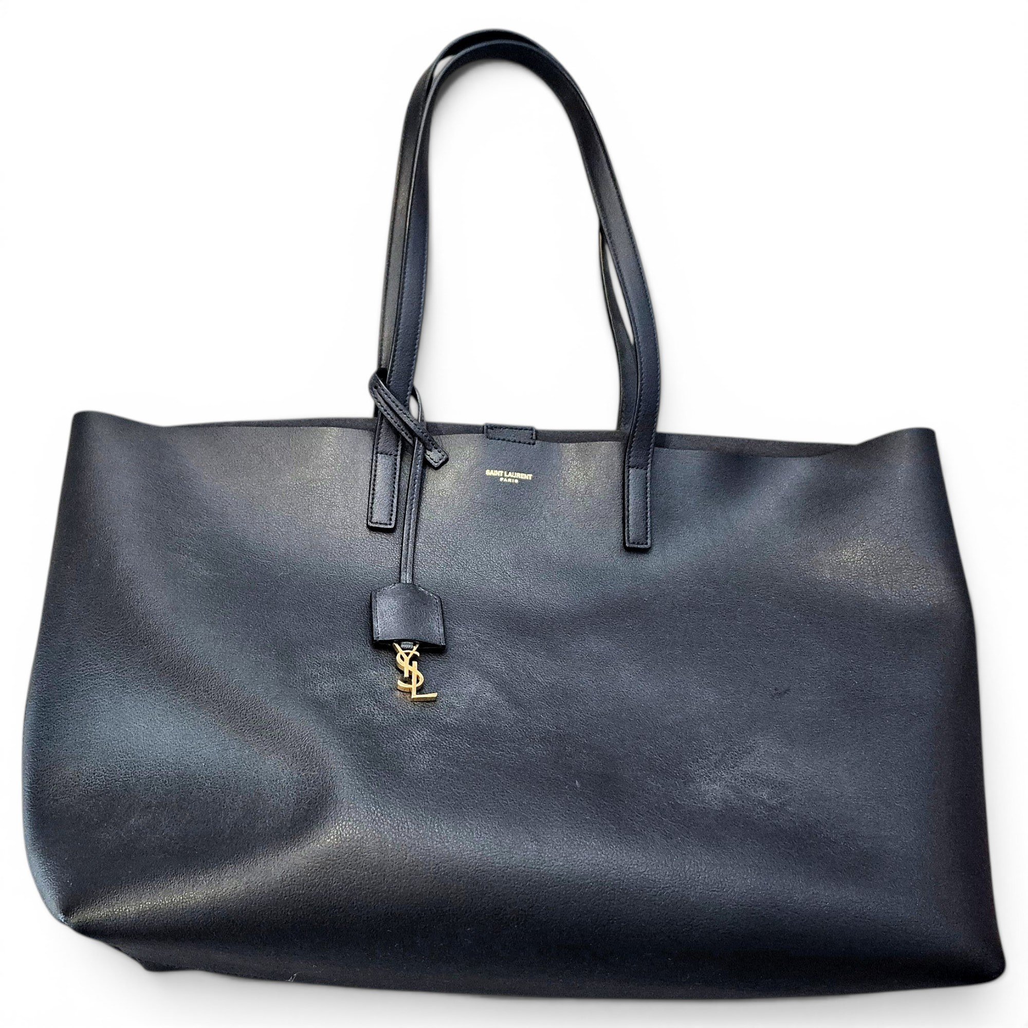 Shopping leather tote