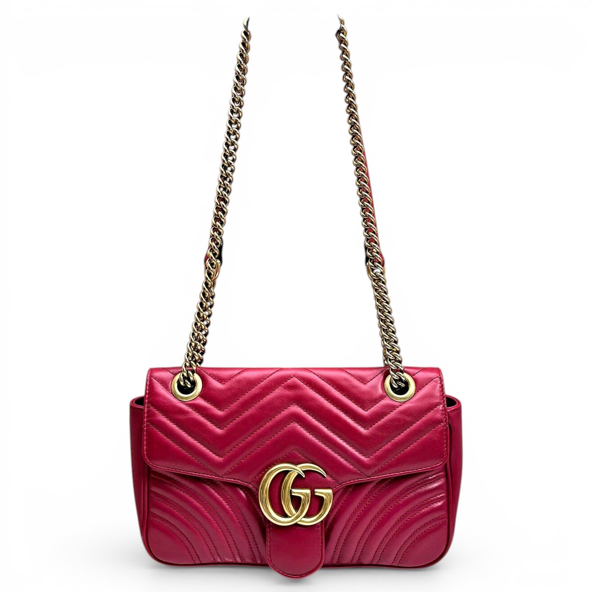 GG Marmont Flap leather crossbody bag