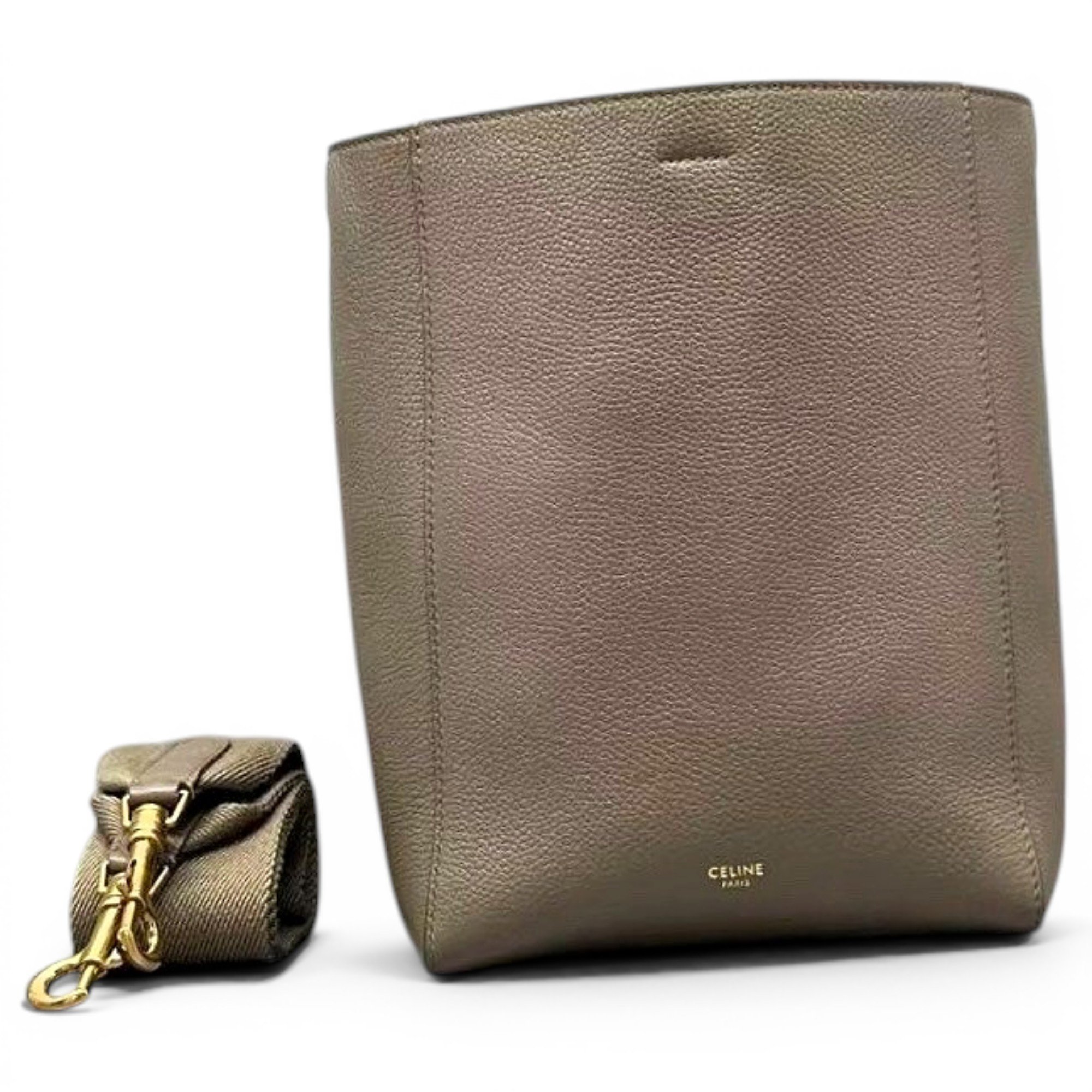 Seau Sangle leather handbag