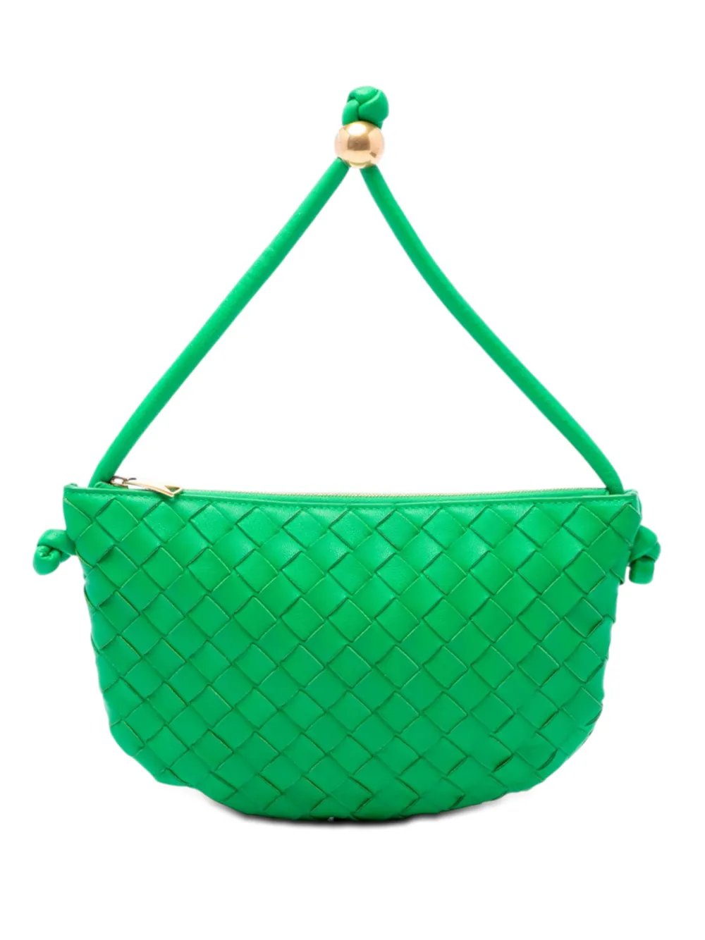 2012-2026 Small Lambskin Intrecciato Turn Pouch hobo bag