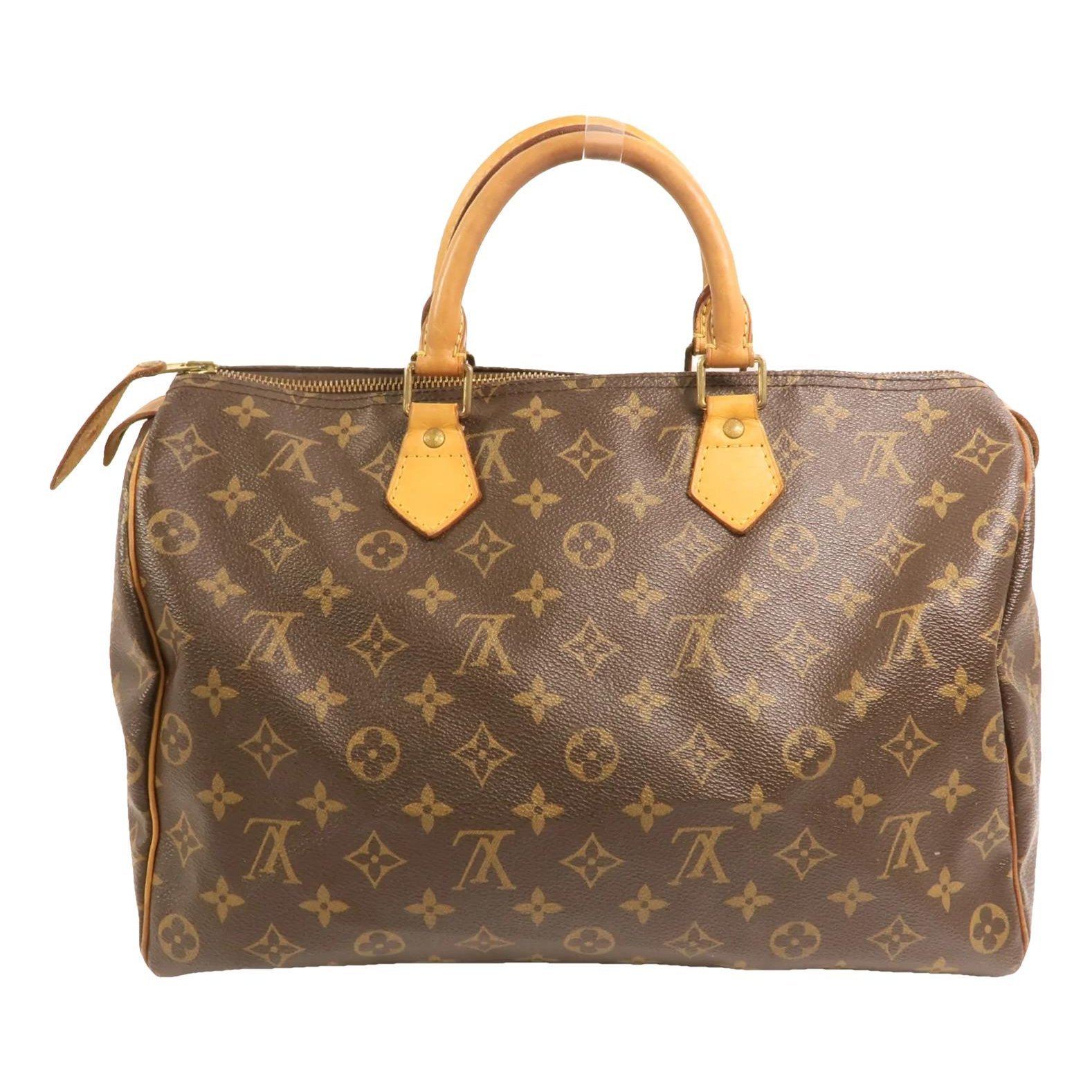 Speedy leather handbag